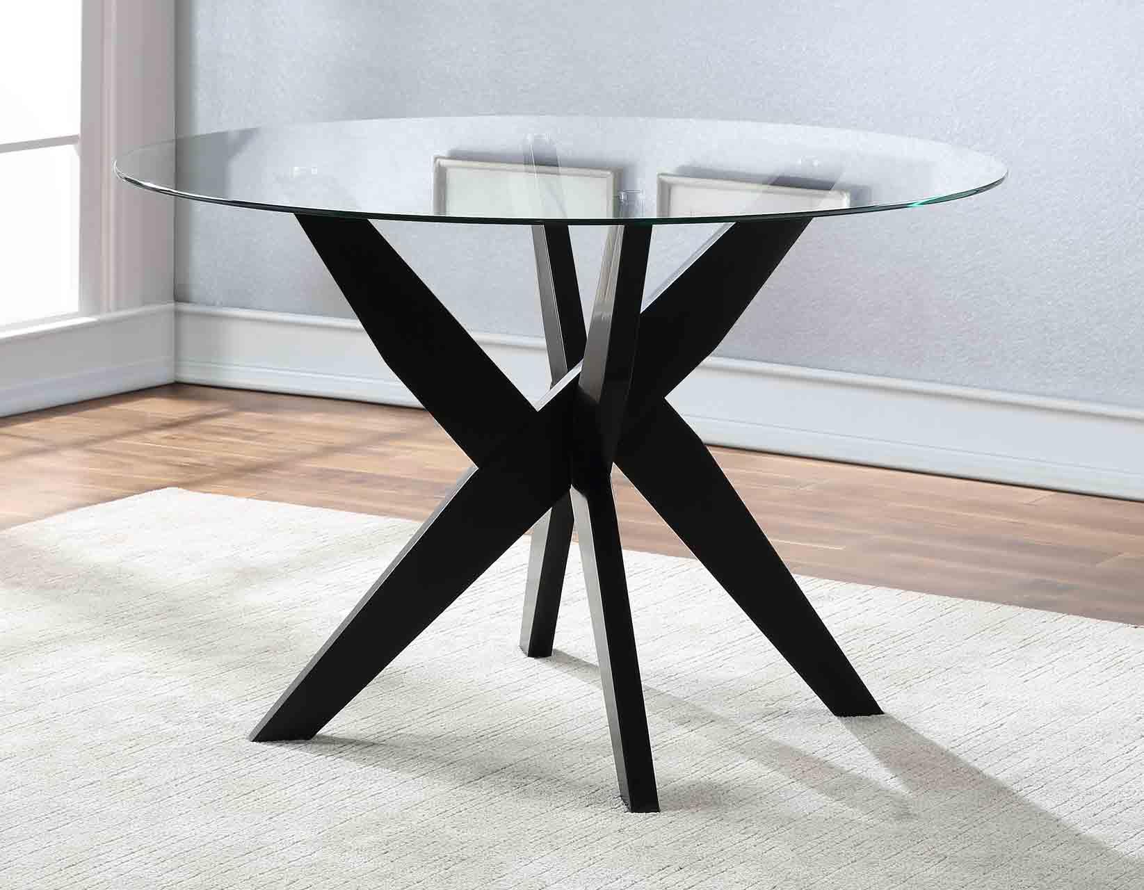 Amalie Grey 5-Piece Dining Set(Table & 4 Chairs) - Image 2