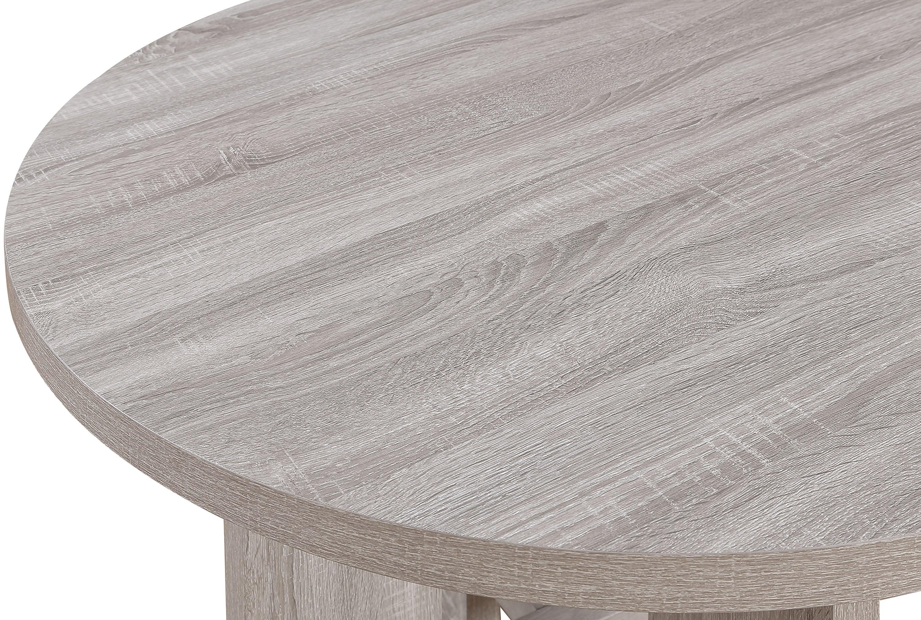 Amara Driftwood 5-Piece Round Dining Set - Image 5