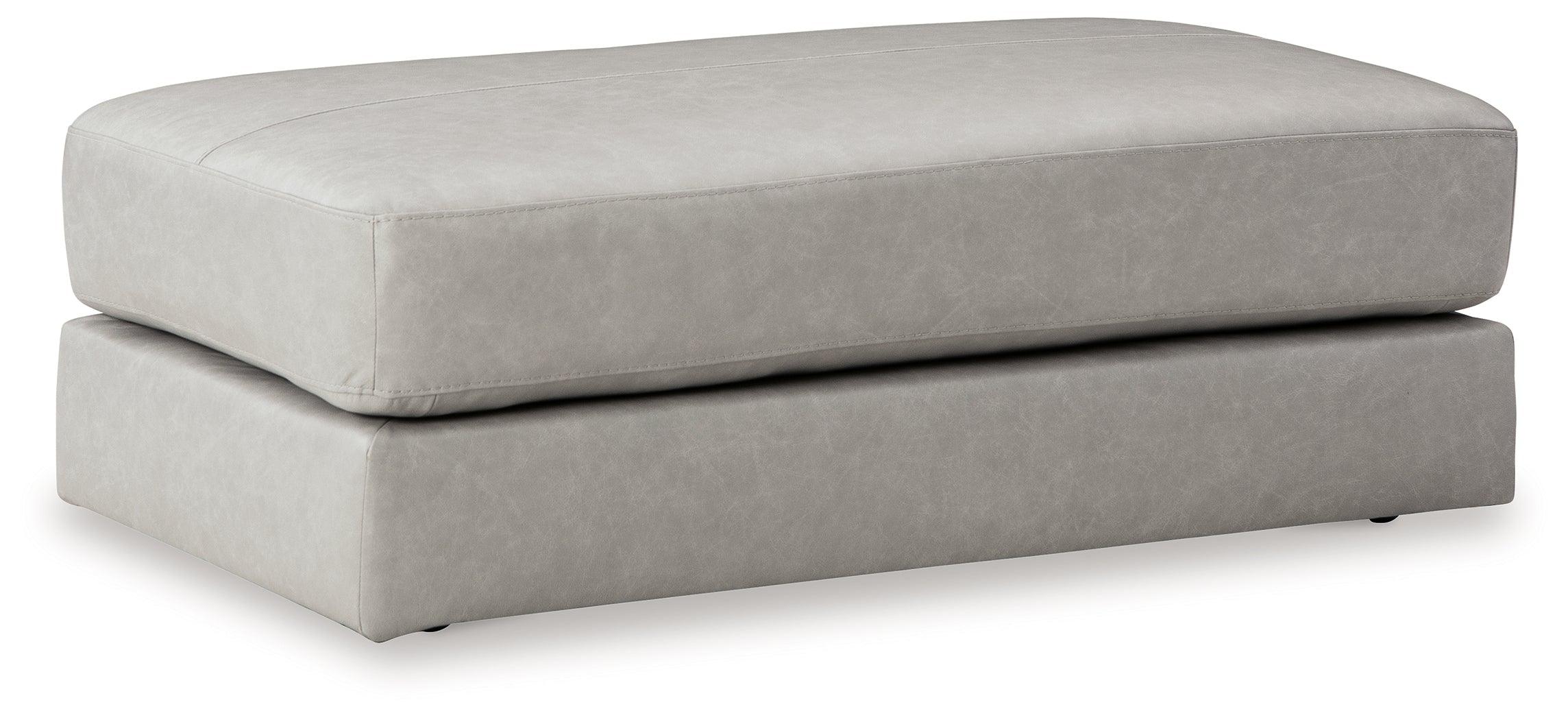 Amiata Glacier Oversized Accent Ottoman - Image 2