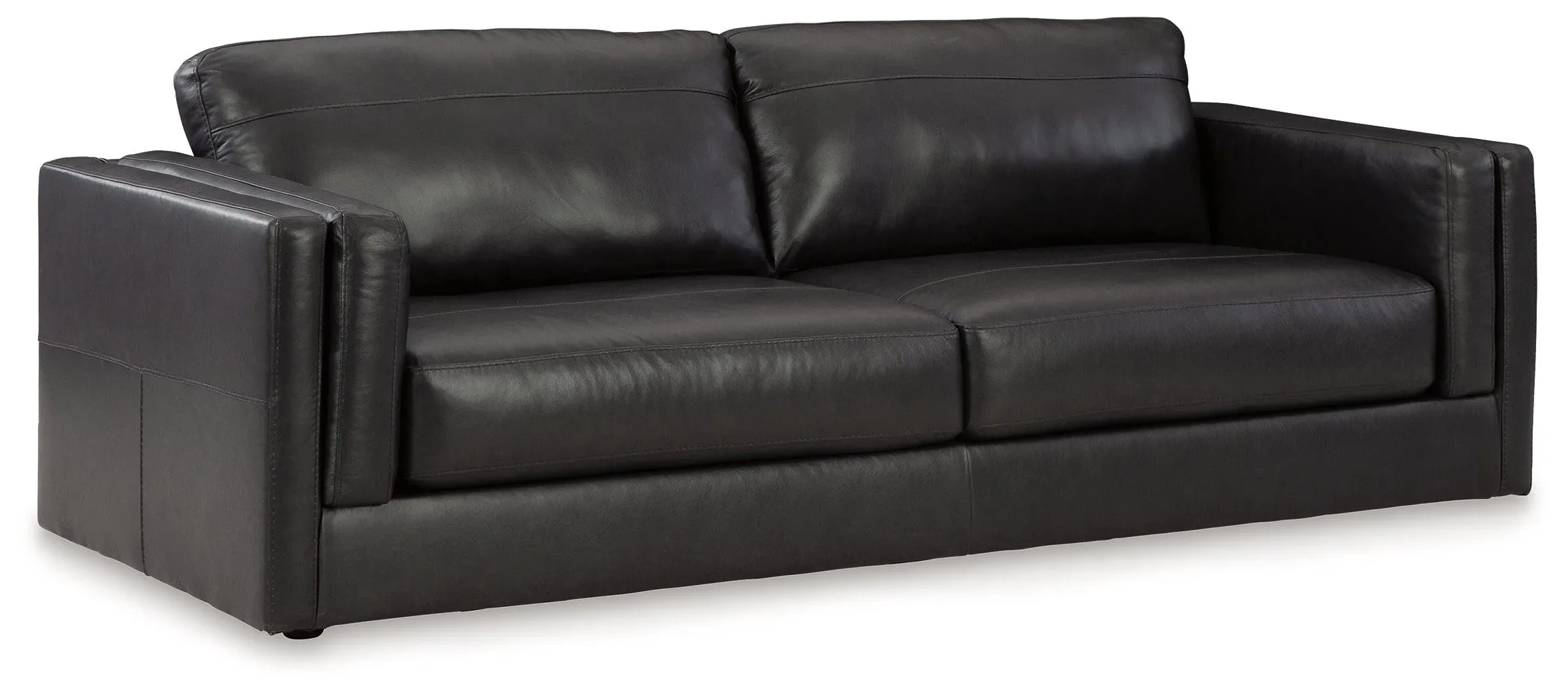 Amiata Onyx Leather Sofa - Image 2