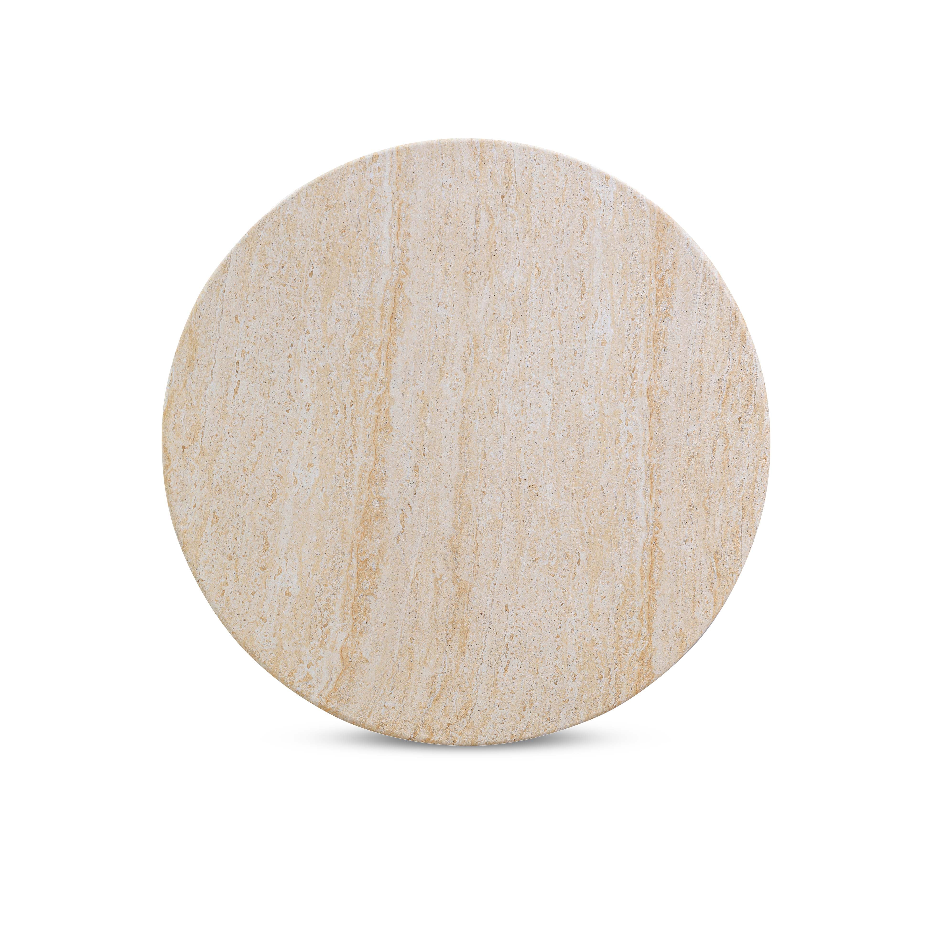 Amora Faux Travertine Indoor/Outdoor Nesting Accent Tables - Image 7