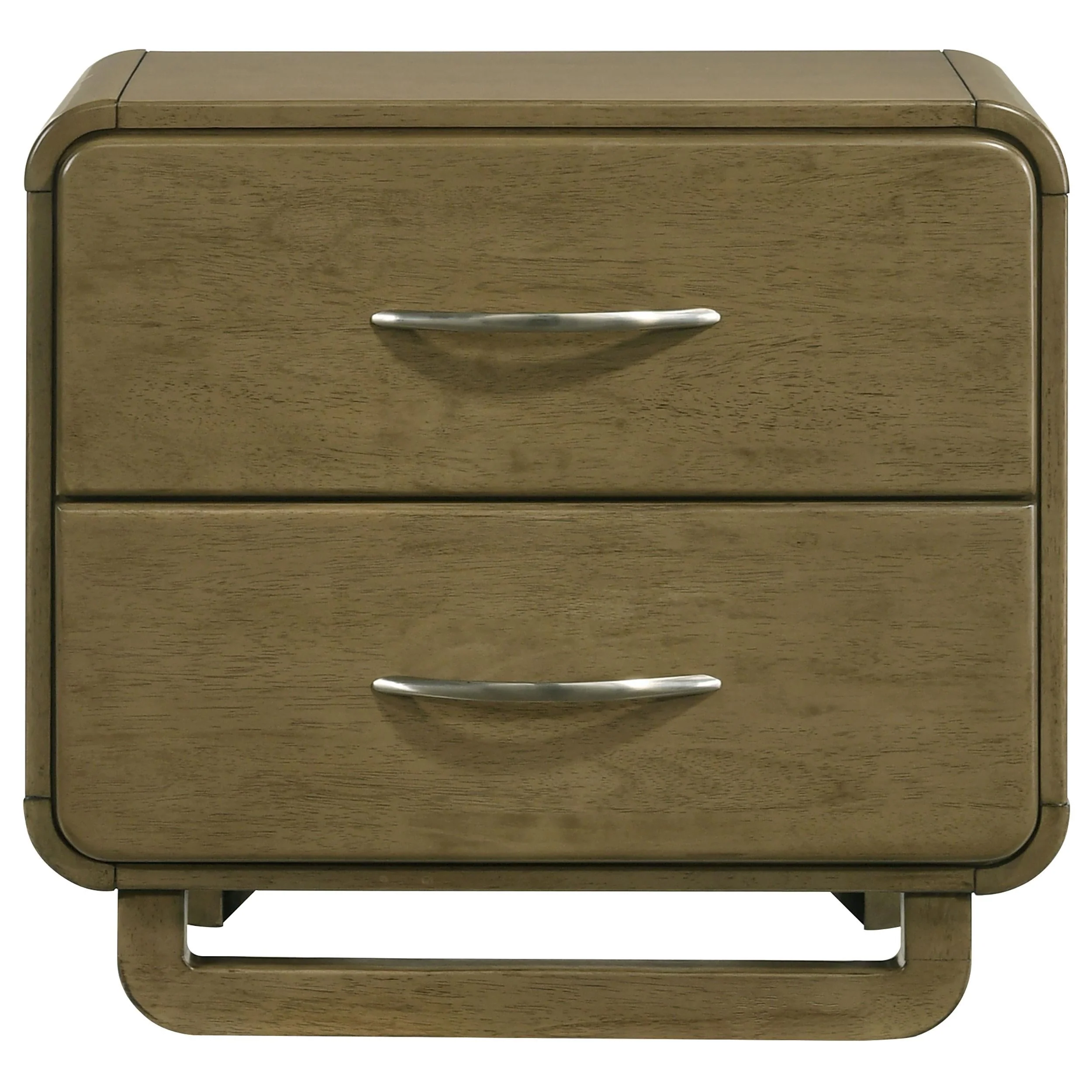 Amsbury Nutmeg 2-Drawer Nightstand - Image 3