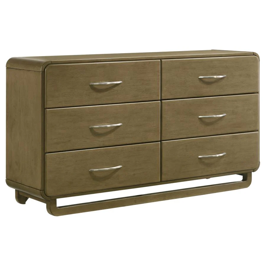 Amsbury Nutmeg 5-Piece Eastern King Bedroom Set - Image 7