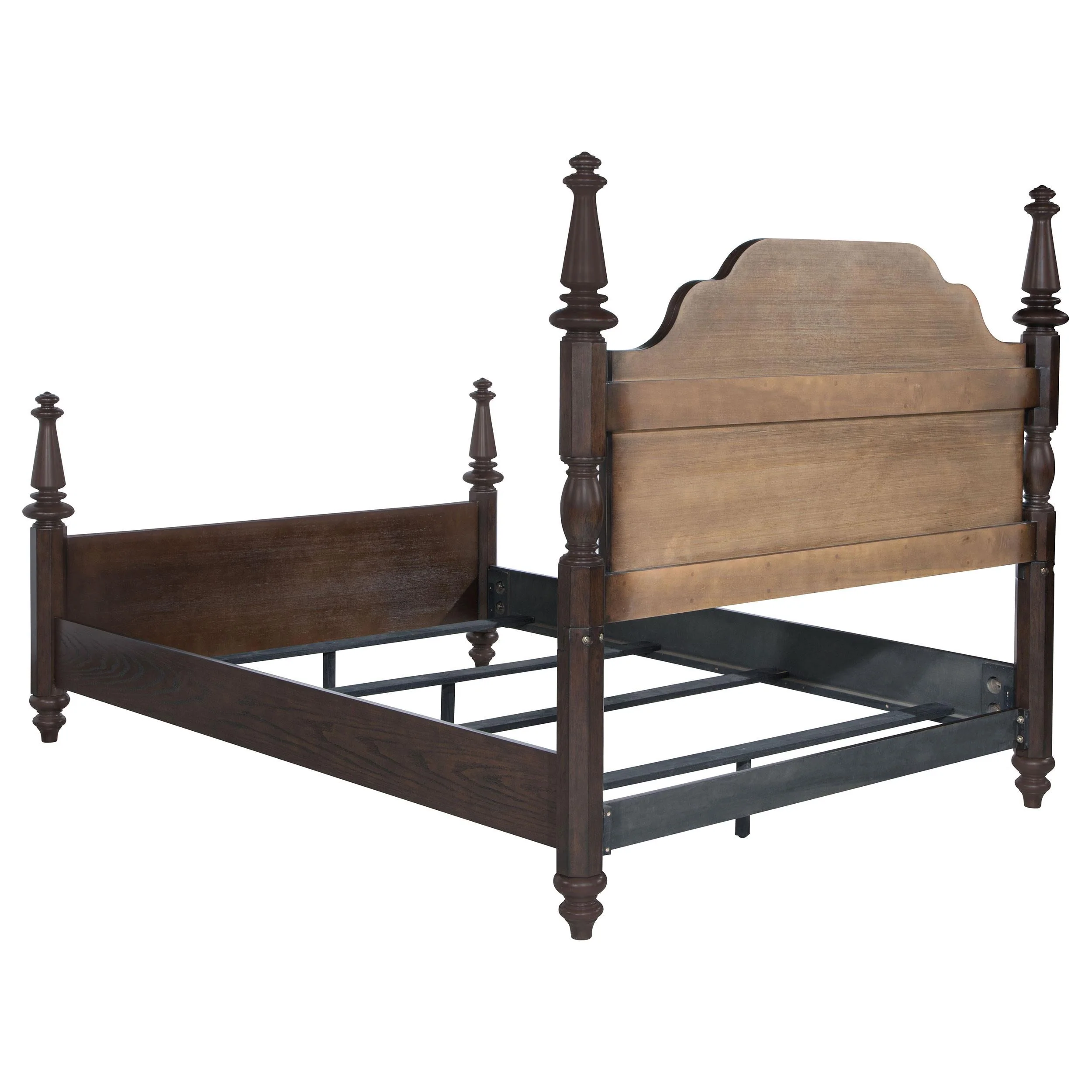 Andover Dark Oak Four Poster Queen Bed - Image 5