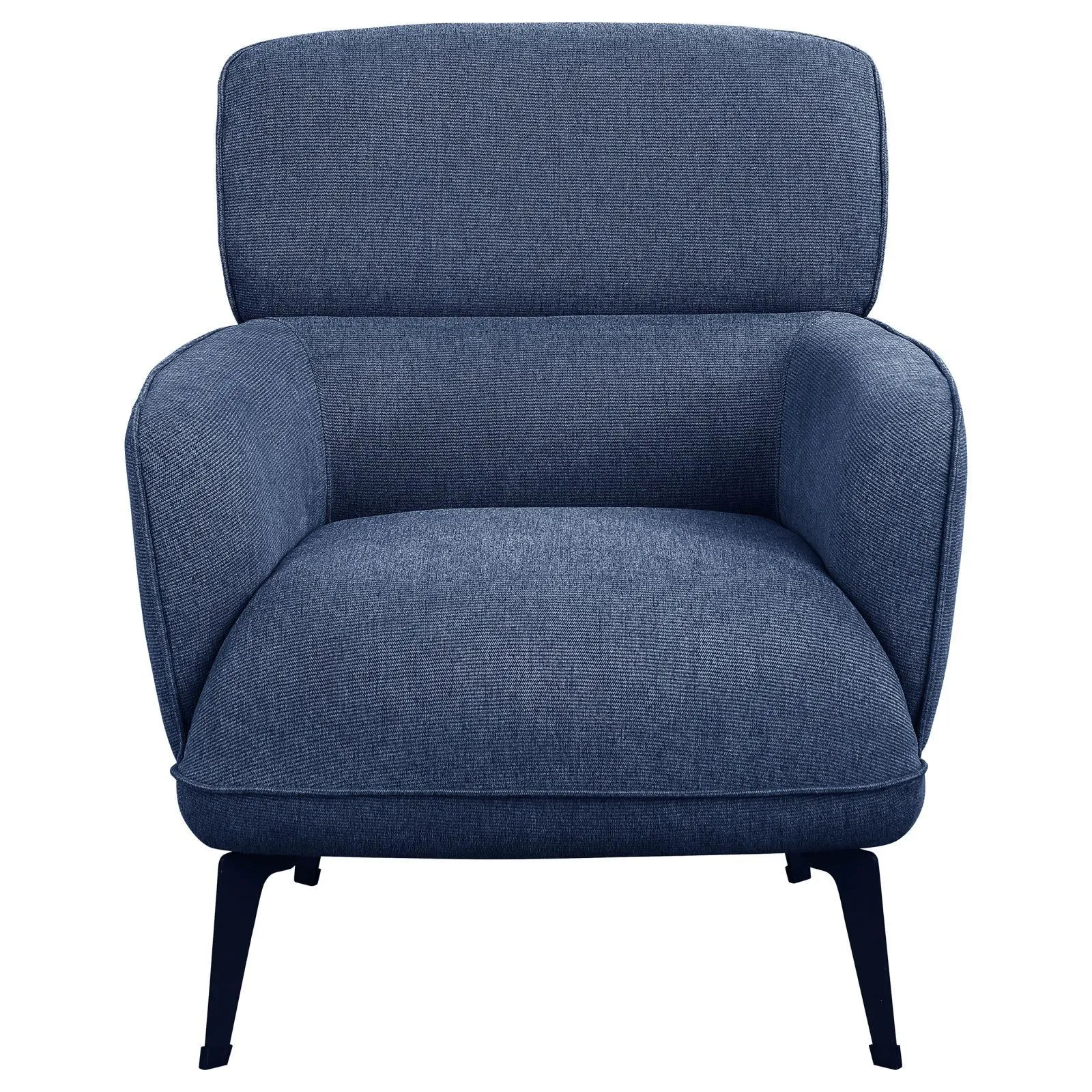 Andrea Blue Heavy Duty High Back Accent Chair - Image 2