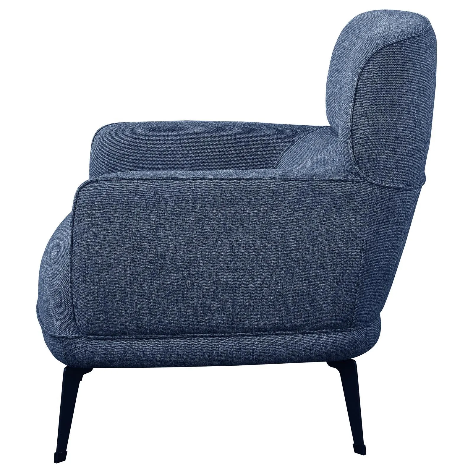 Andrea Blue Heavy Duty High Back Accent Chair - Image 4