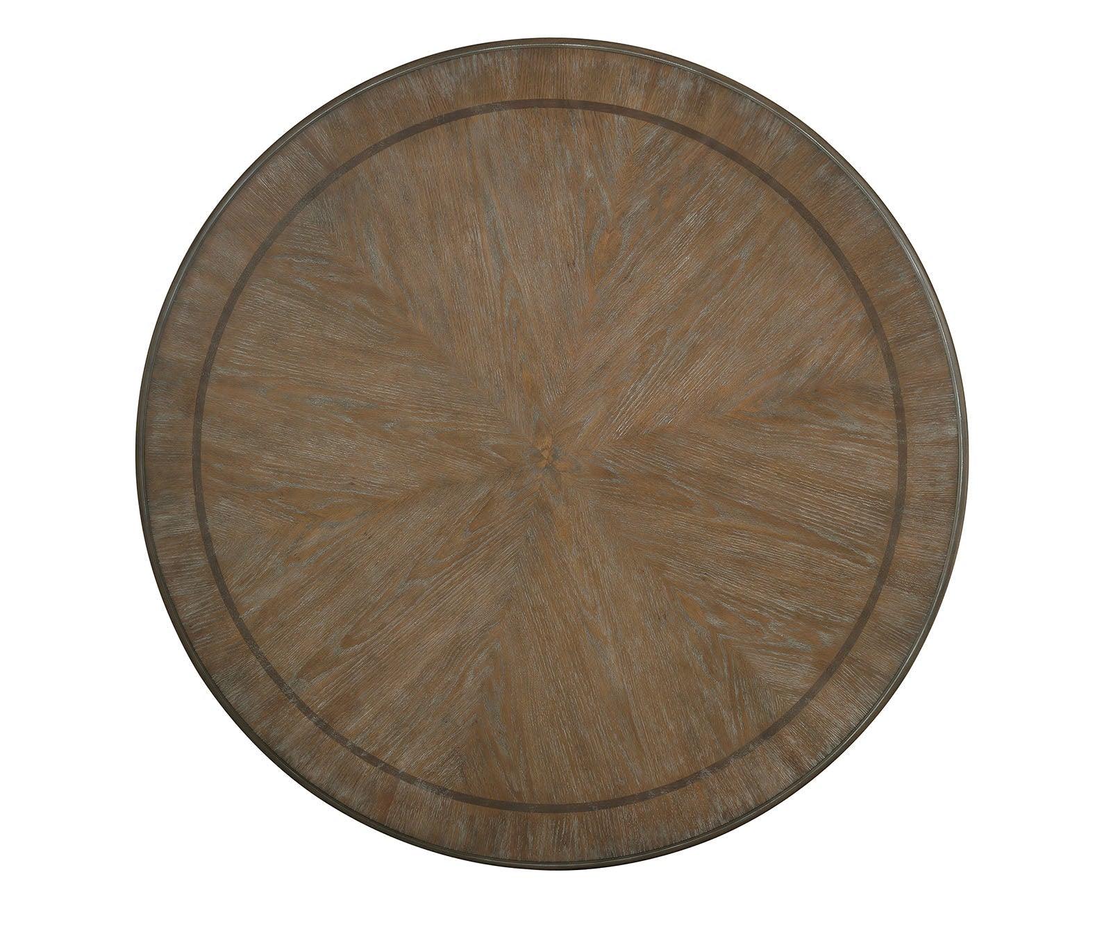 Arcadia Antique White/Ivory Round Table - Image 2