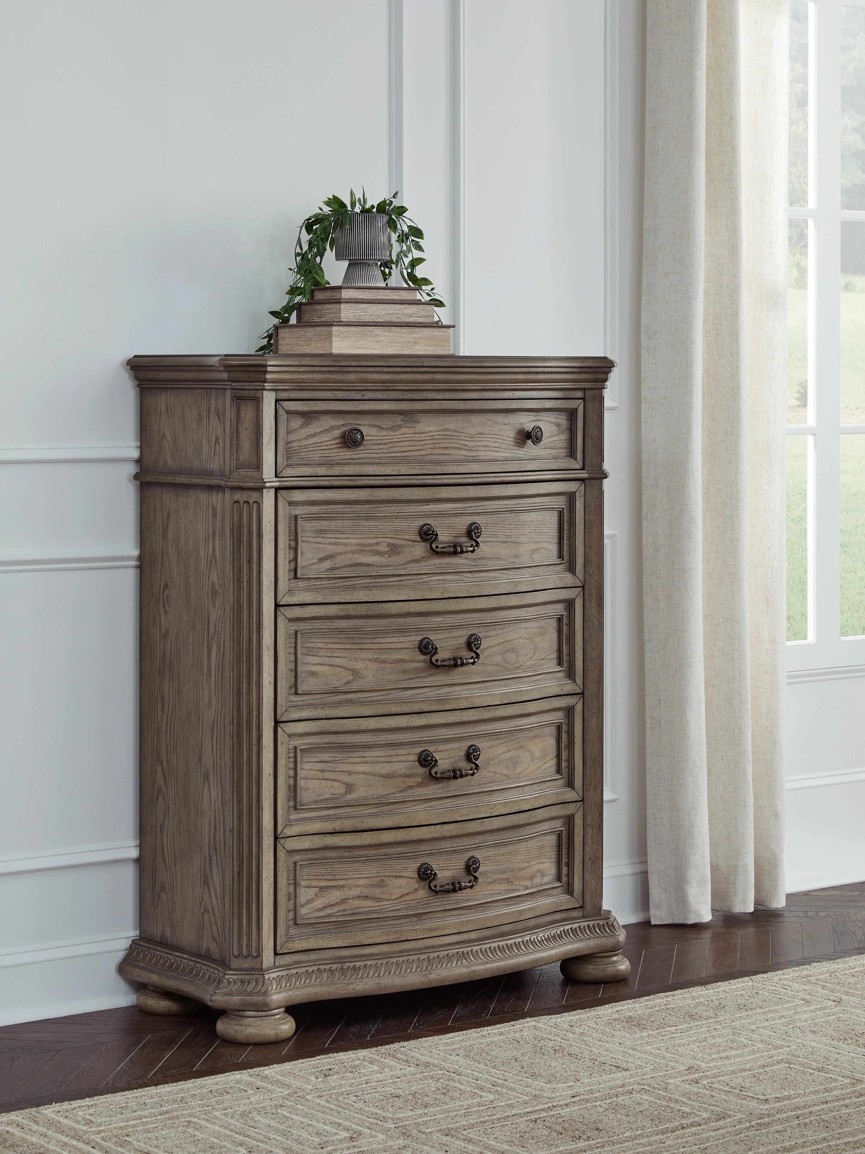 Ardenfield Light Brown Upholstered Sleigh Bedroom Set - Image 10