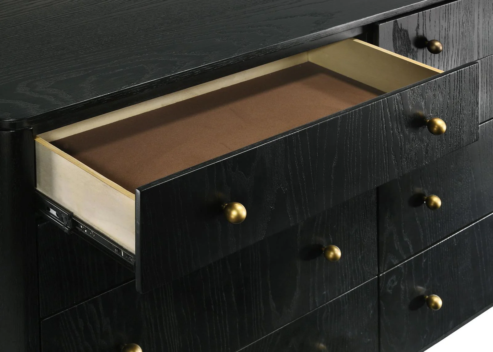 Arini Black 8-drawer Bedroom Dresser - Image 10
