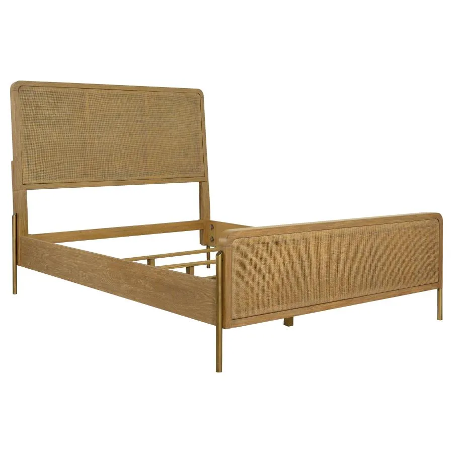 Arini Sand Wash 4-Piece Upholstered Queen Bedroom Set - Image 3