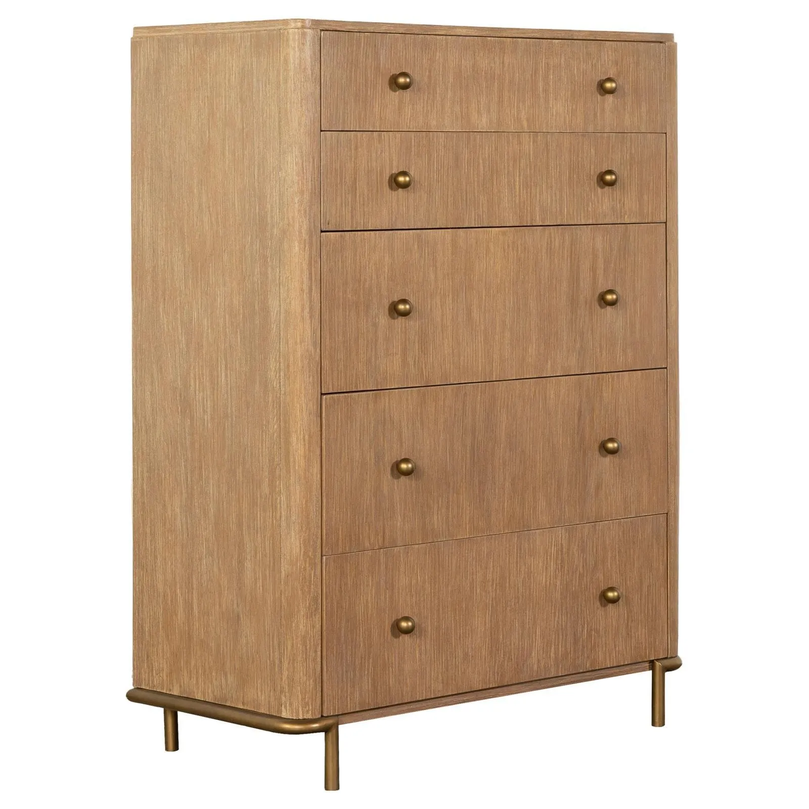 Arini Sand Wash 5-Drawer Chest - Image 3