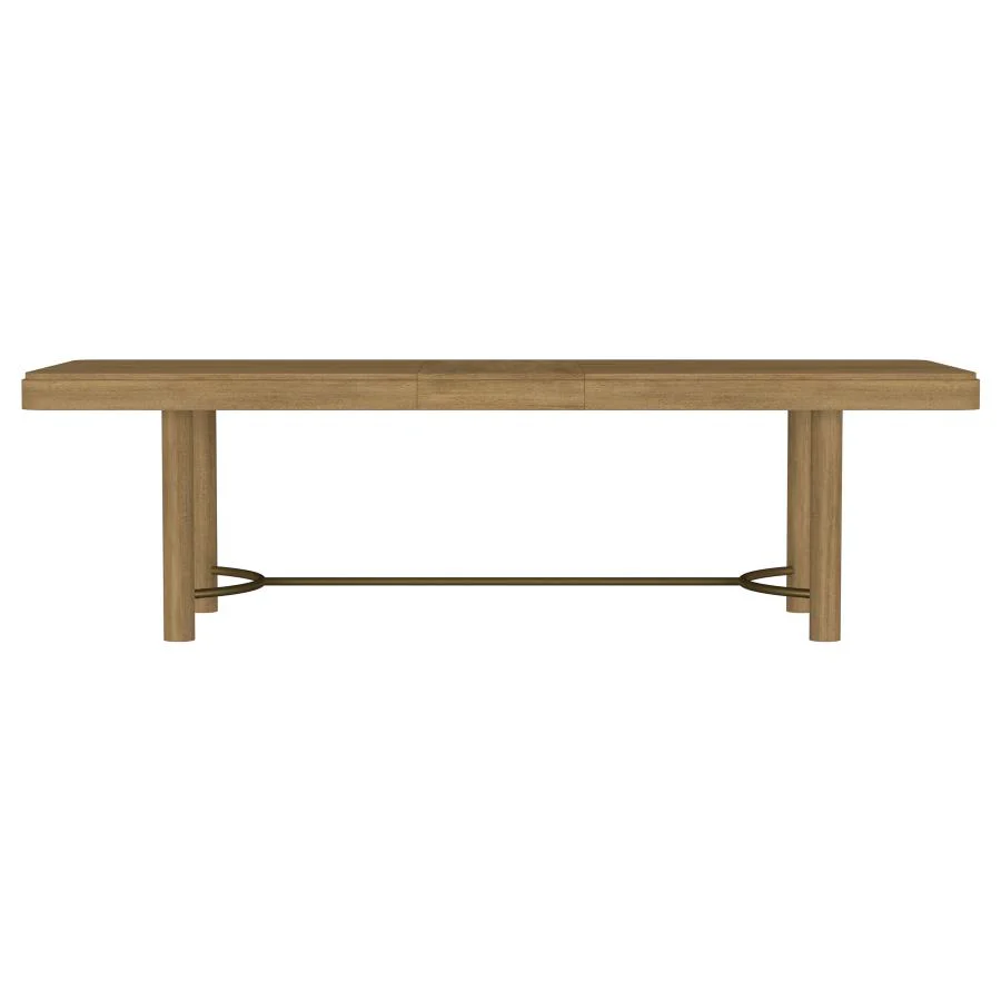 Arini Sand Wash 5-Piece Extension Leaf Dining Table Set - Image 4