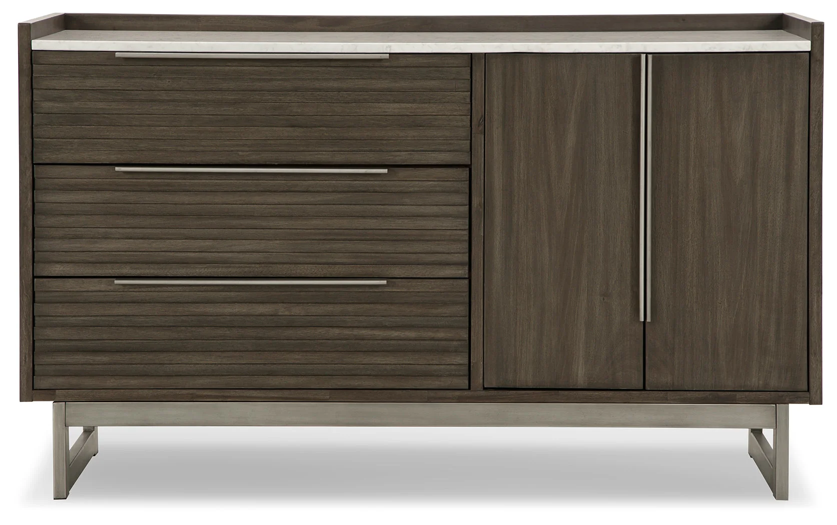 Arkenton Grayish Brown/White Dresser - Image 2
