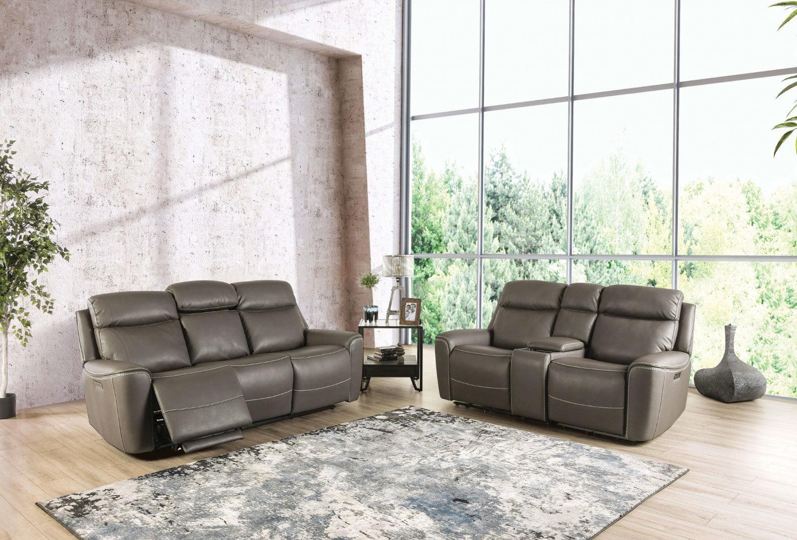 Artemia Gray Power Reclining Sofa - Image 2