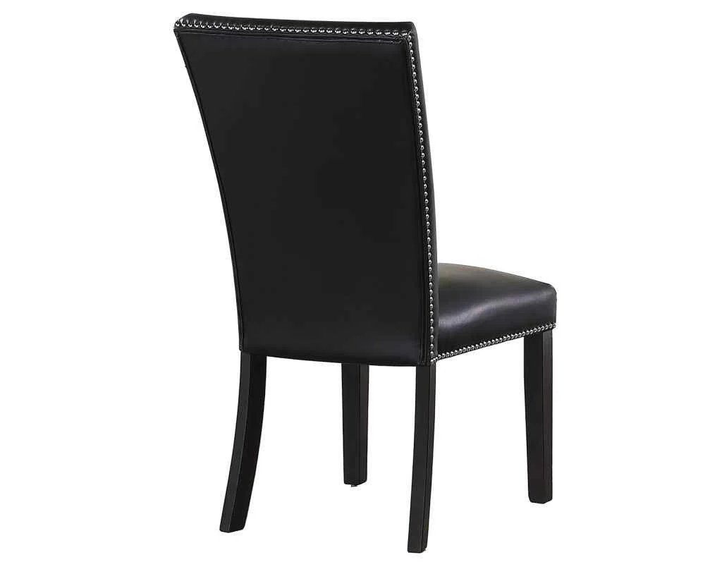 Artemis Black Vegan Leather Cover Side Chair - Image 7