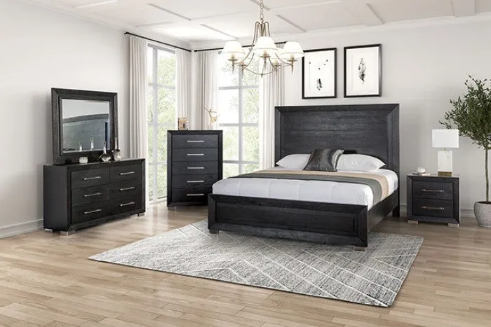 Ashbourne Black 5-Piece Queen Bedroom Set