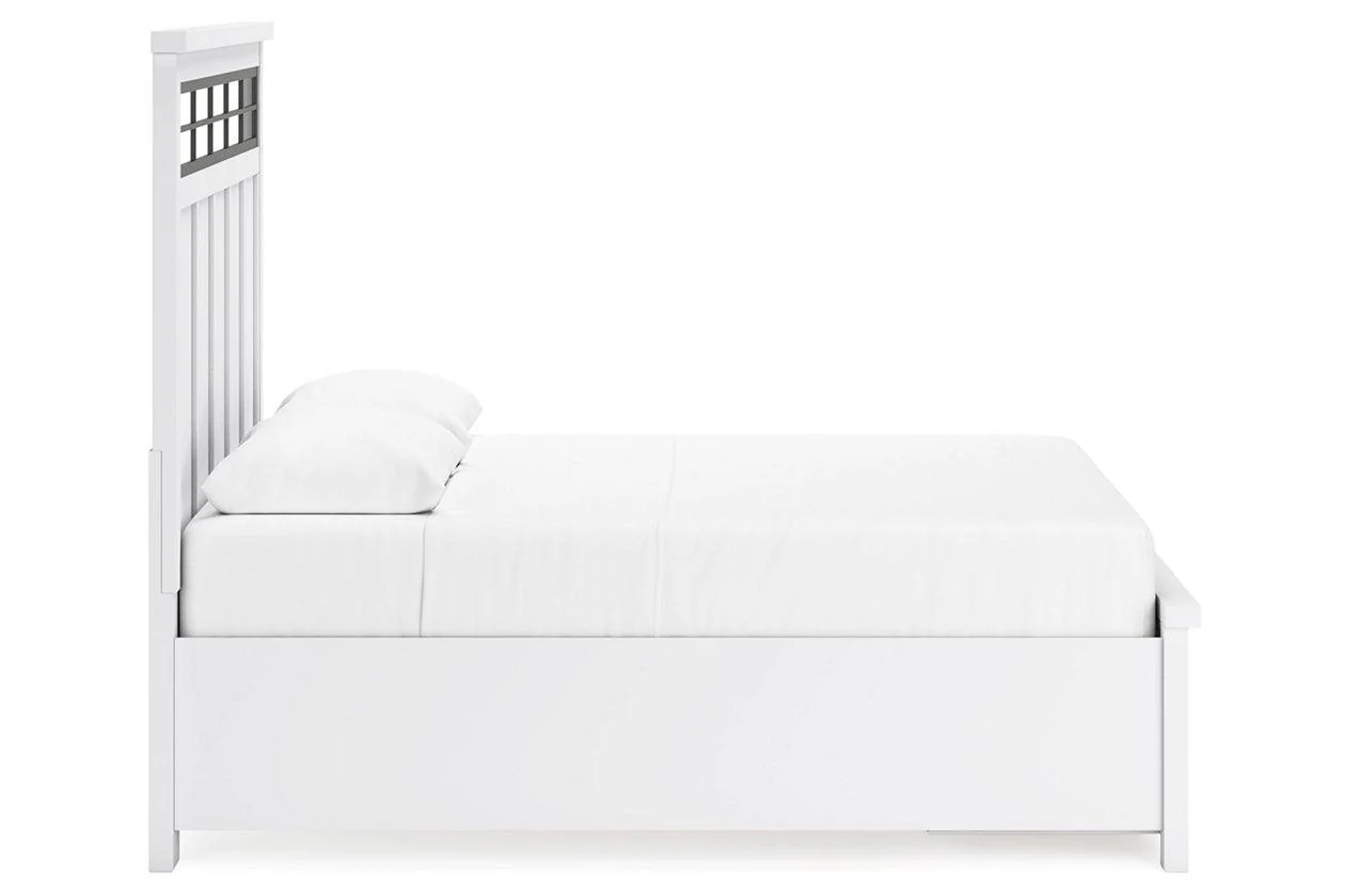 Ashbryn White/Natural Queen Platform Storage Bed - Image 7