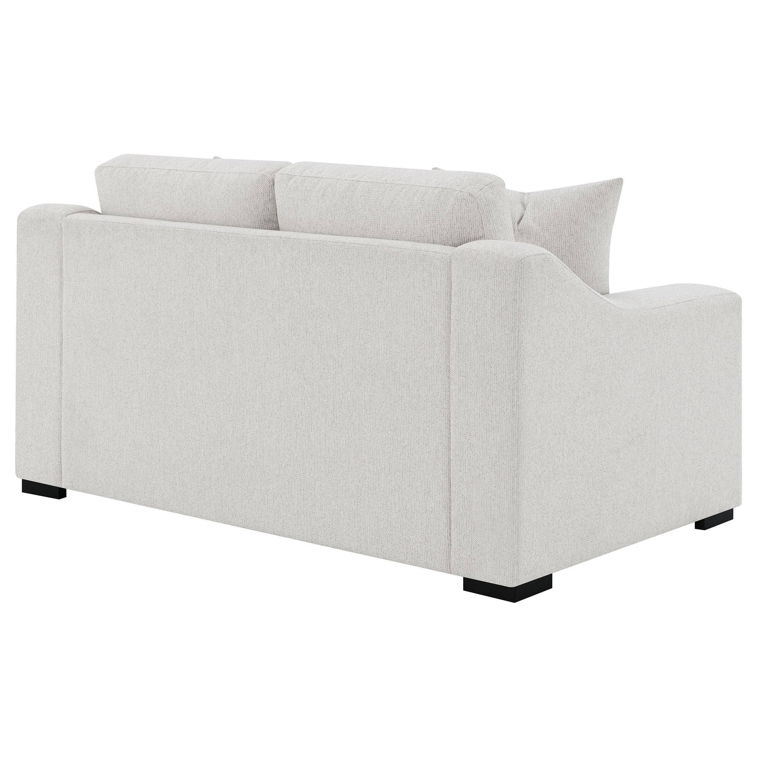 Ashlyn Sand 2-Piece Upholstered Track Arm Living Room Set - Image 5