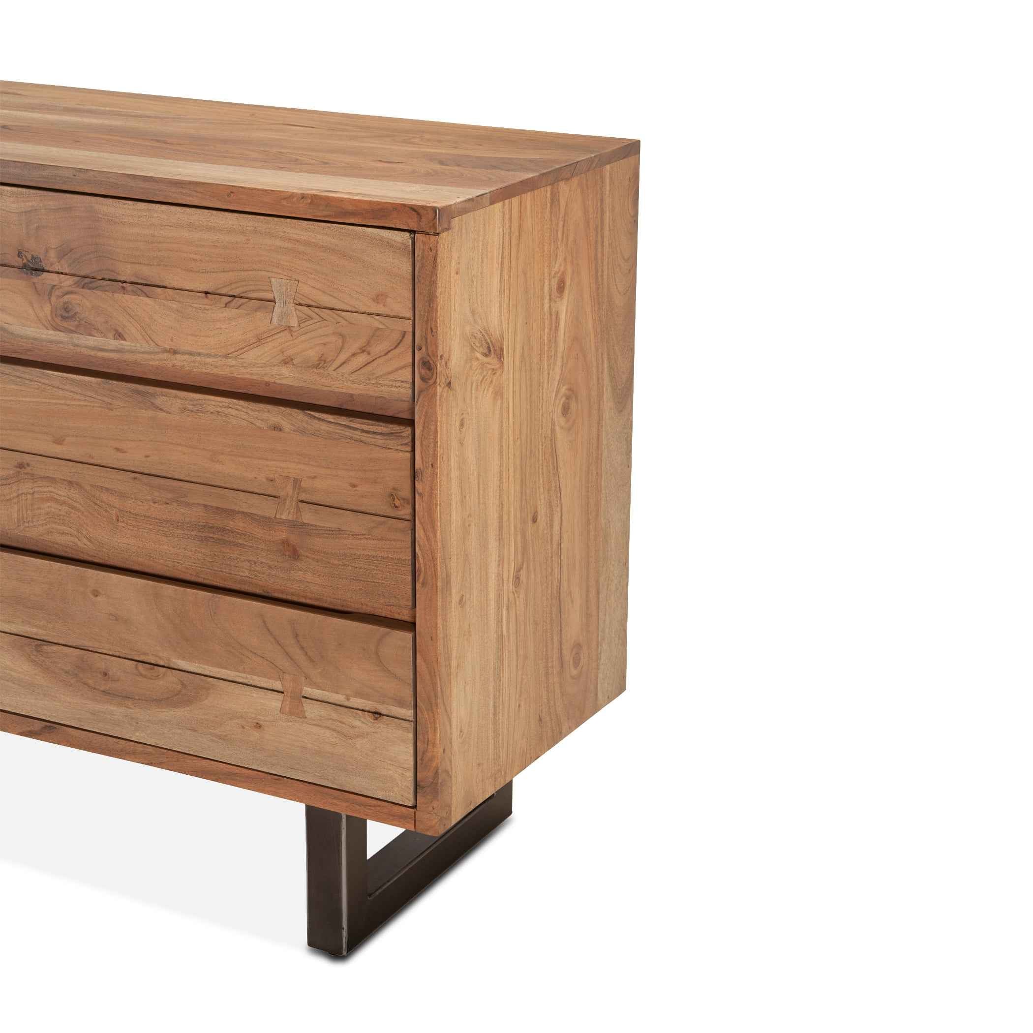 Aspen 58" Six Drawer Dresser in Walnut - Image 2