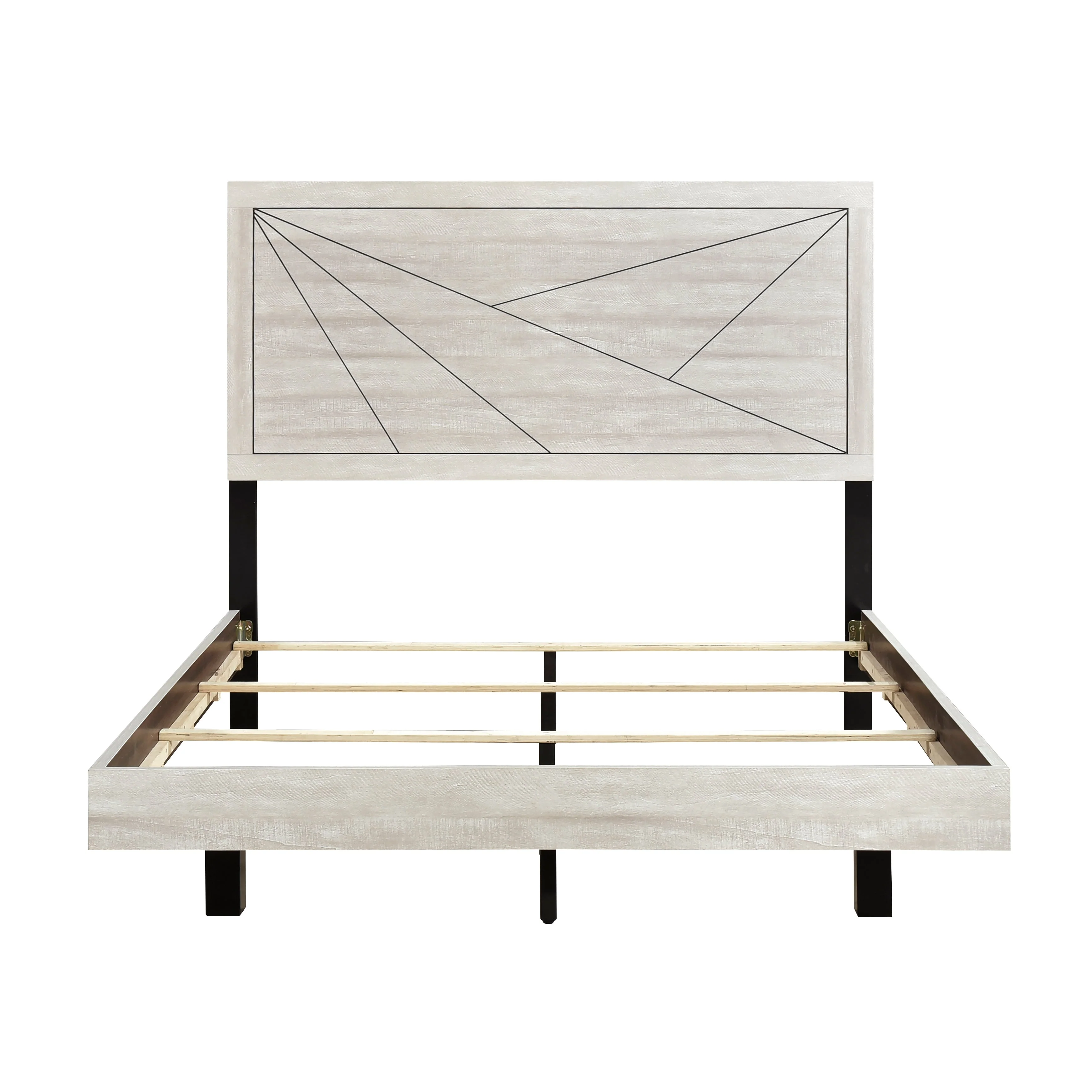Aspen Gray Oak Youth Panel Bedroom Set - Image 4