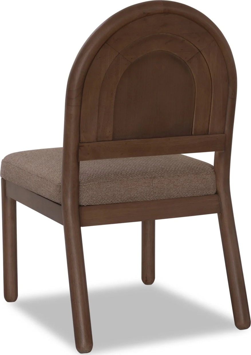 Astor Wheat Bread/Claystone Arc Back Chair (Set of 2) - Image 4