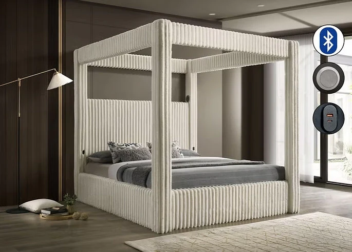 Atlam w/Henley Cream Bedroom Set - Image 2