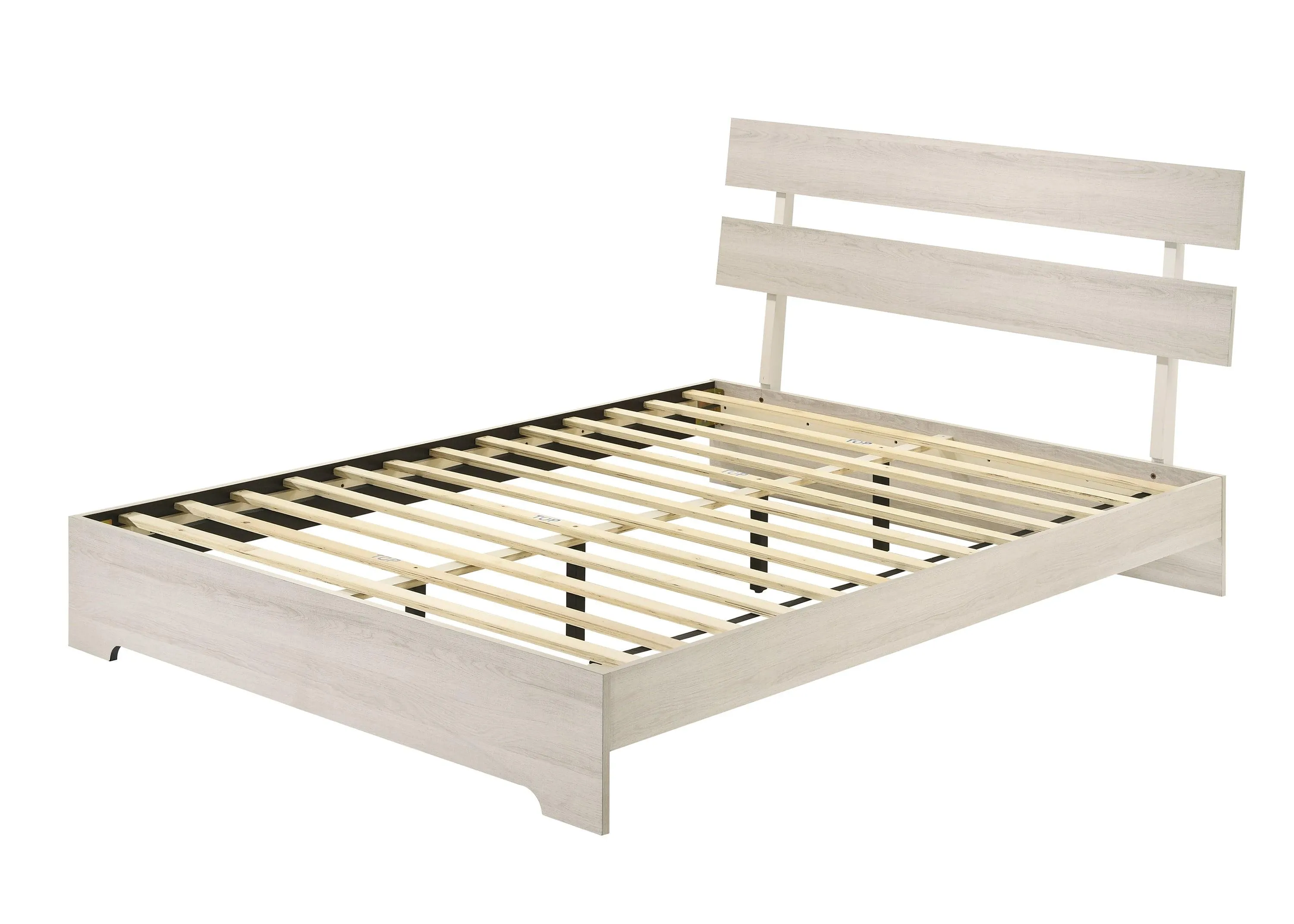 Atticus White King Platform Bed - Image 4