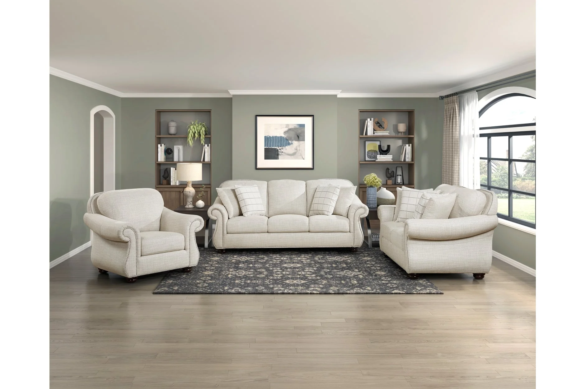 Attleboro Beige Sofa - Image 7