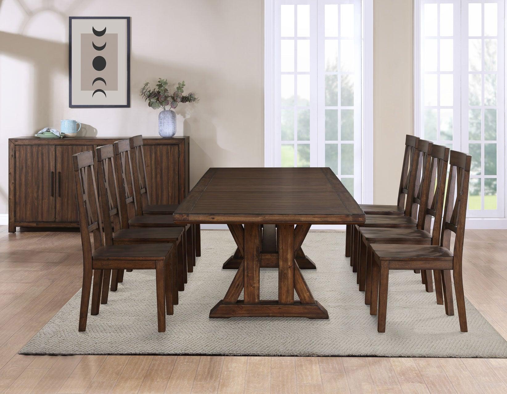 Auburn 86-106-inch Dining Table with 2-20 inch Leaves - Image 16