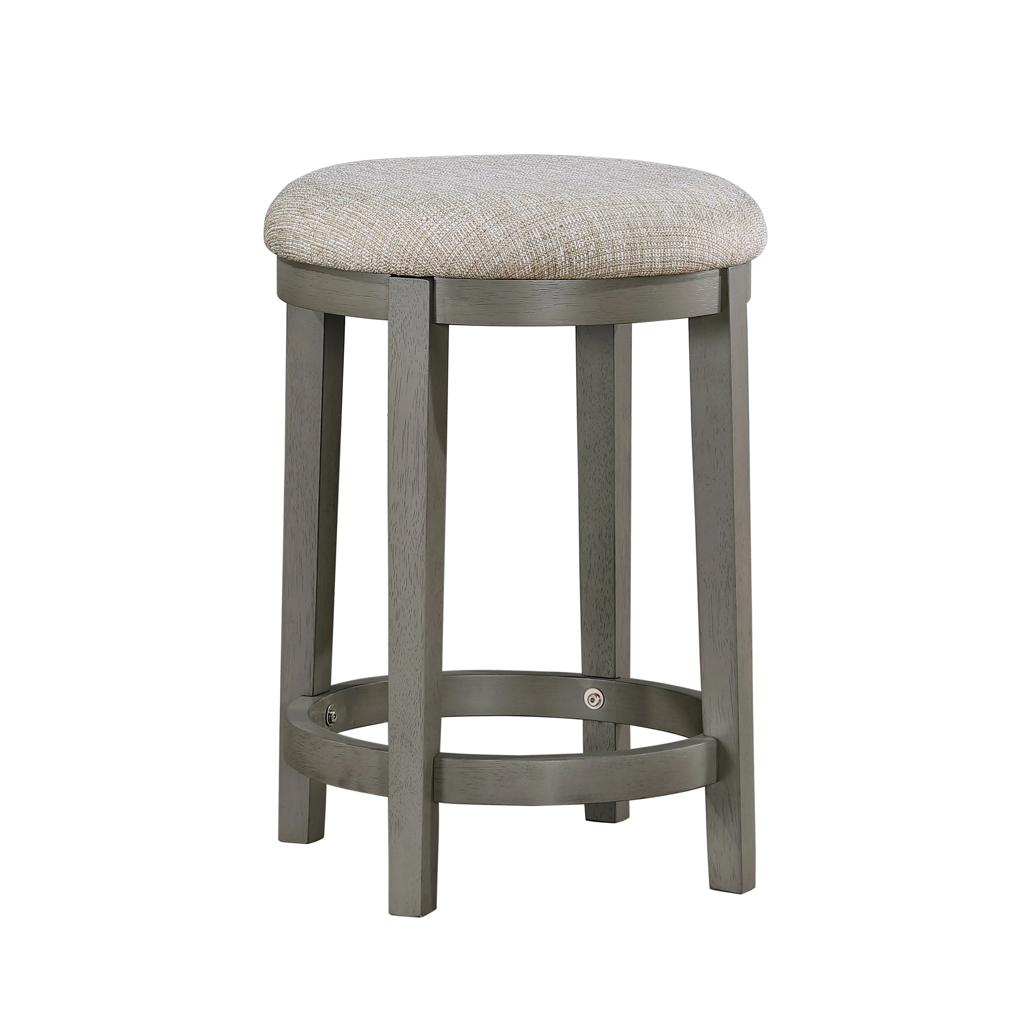 Auburndale Light Gray Counter Height Stool, Set of 2