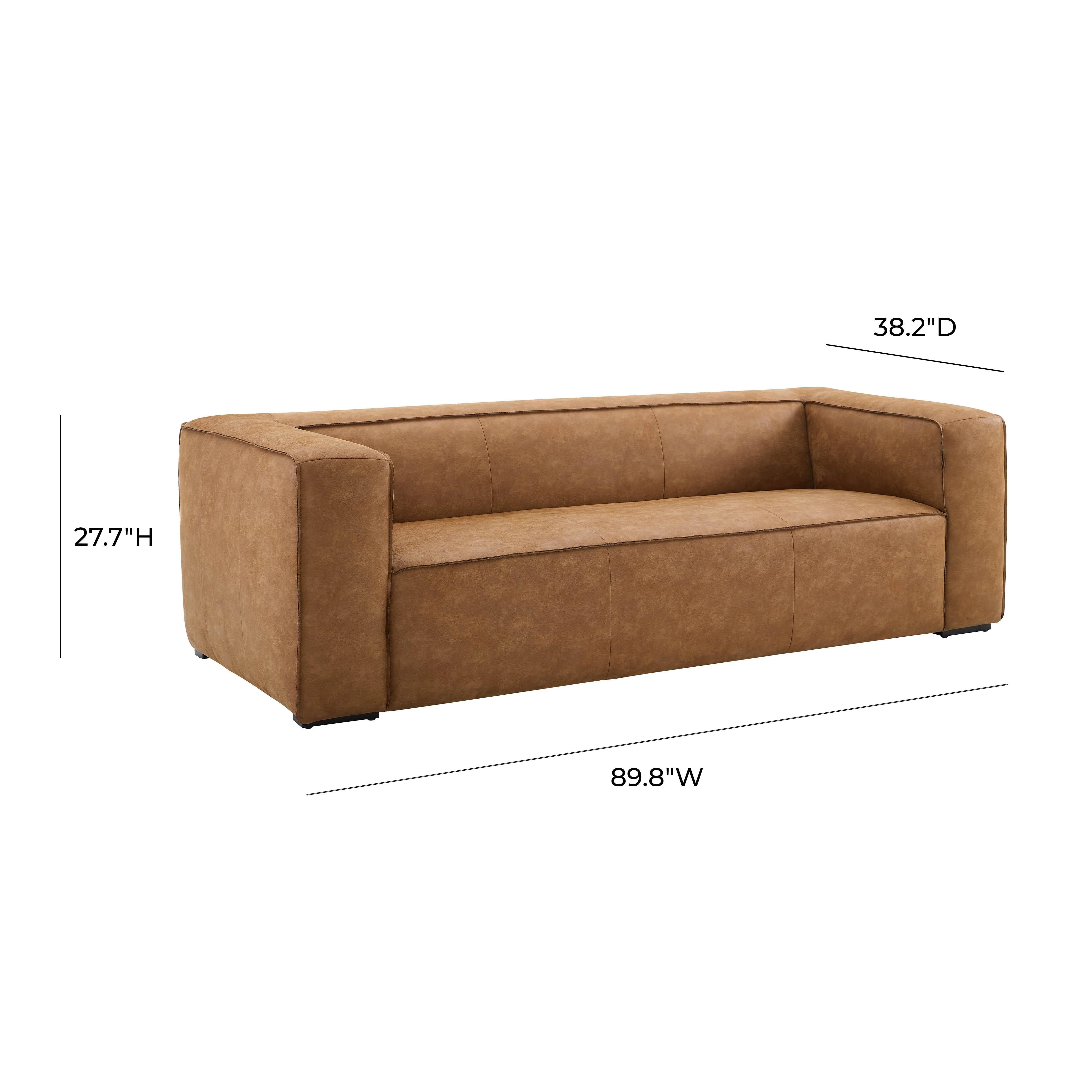 Aurora Brown Sofa - Image 7