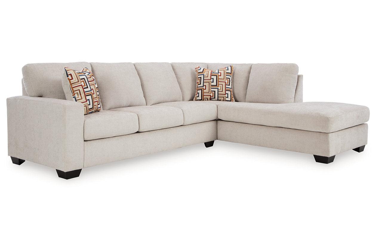 Aviemore Stone 2-Piece Sectional with RAF Chaise