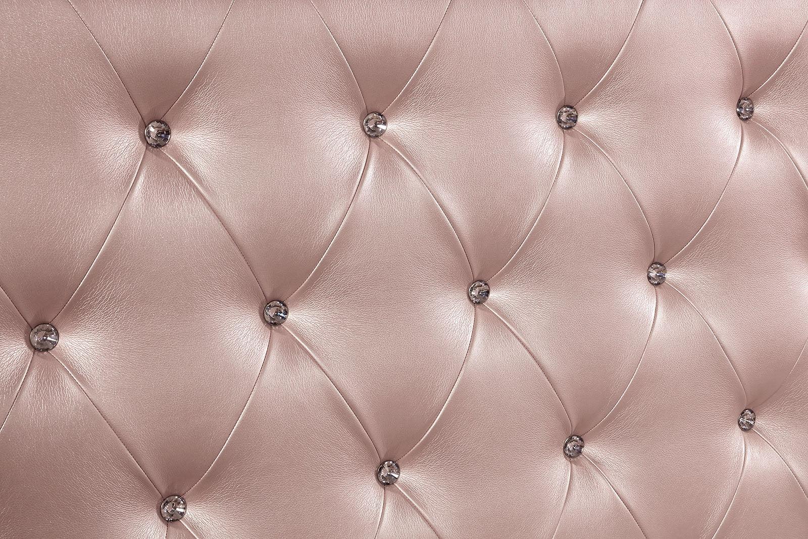 Avior Rose Gold Queen Bed - Image 3