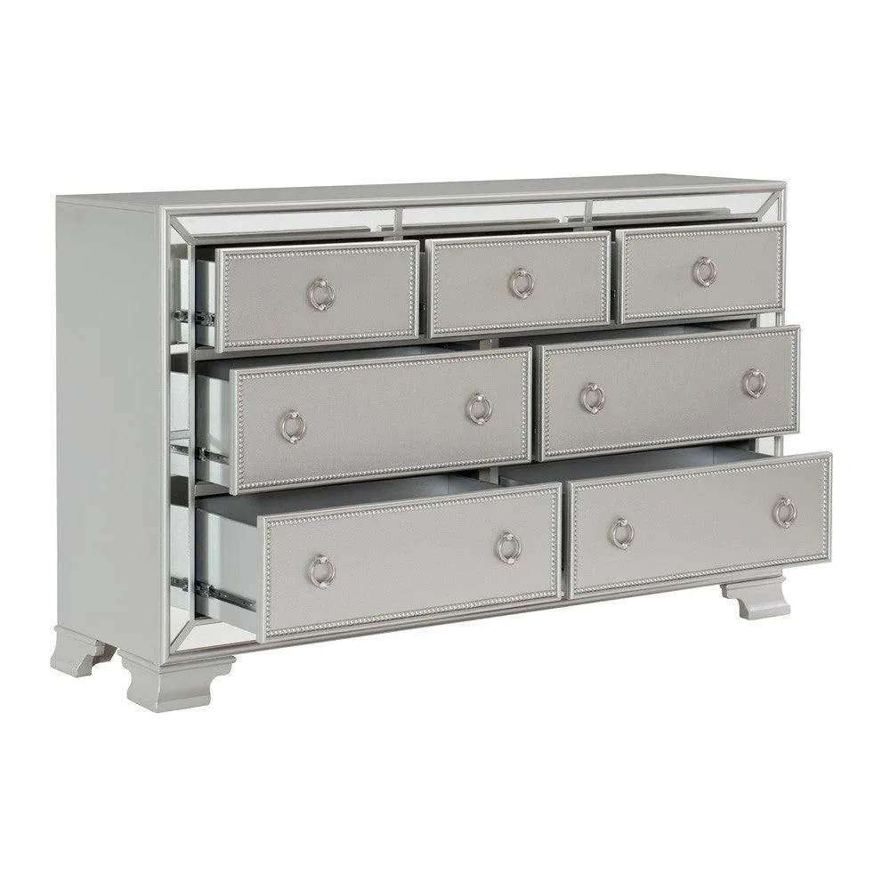 Avondale Silver Mirrored Dresser - Image 3