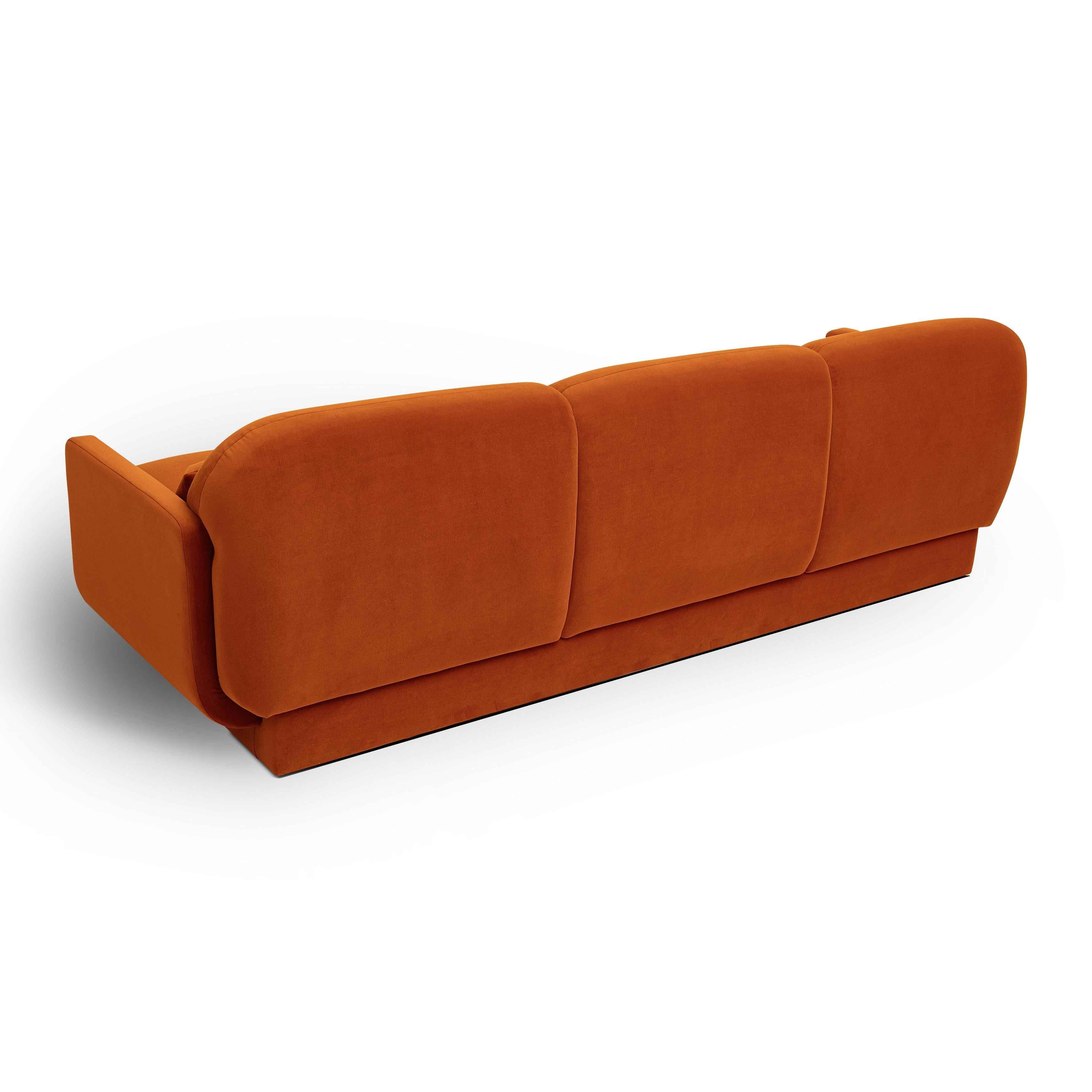 Azalea 90.5" Performance Velvet Sofa - Image 4