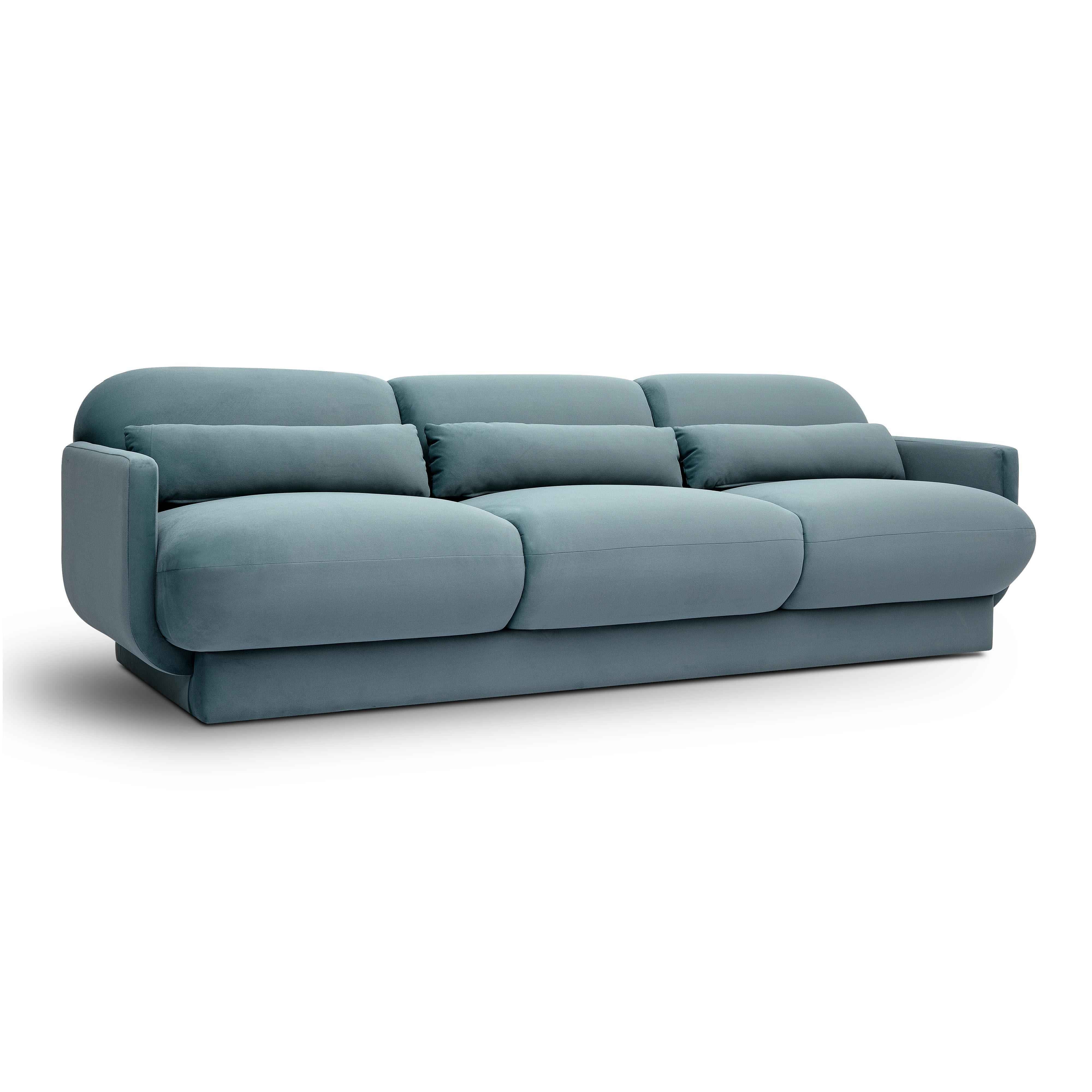 Azalea 90.5" Performance Velvet Sofa - Image 8