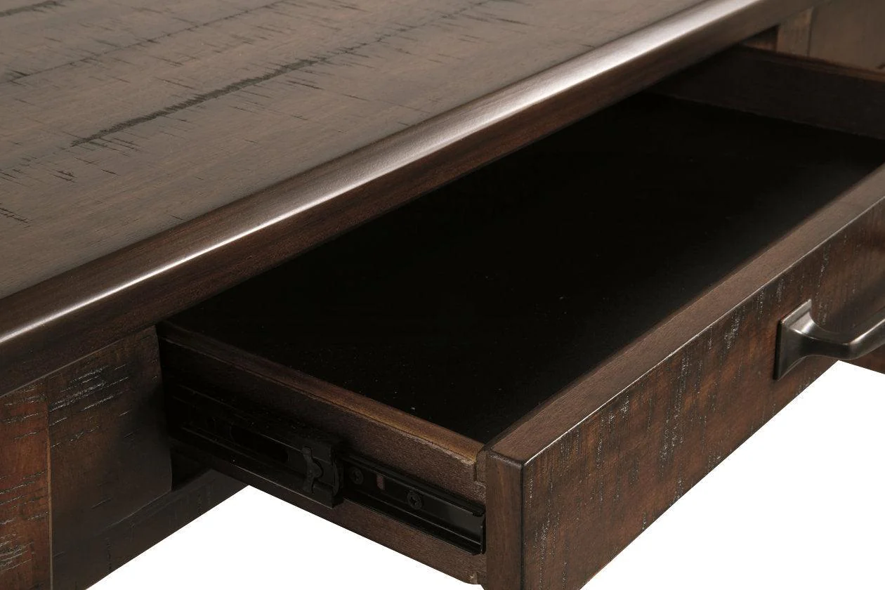 Baldridge Rustic Brown Home Office Desk - Image 5