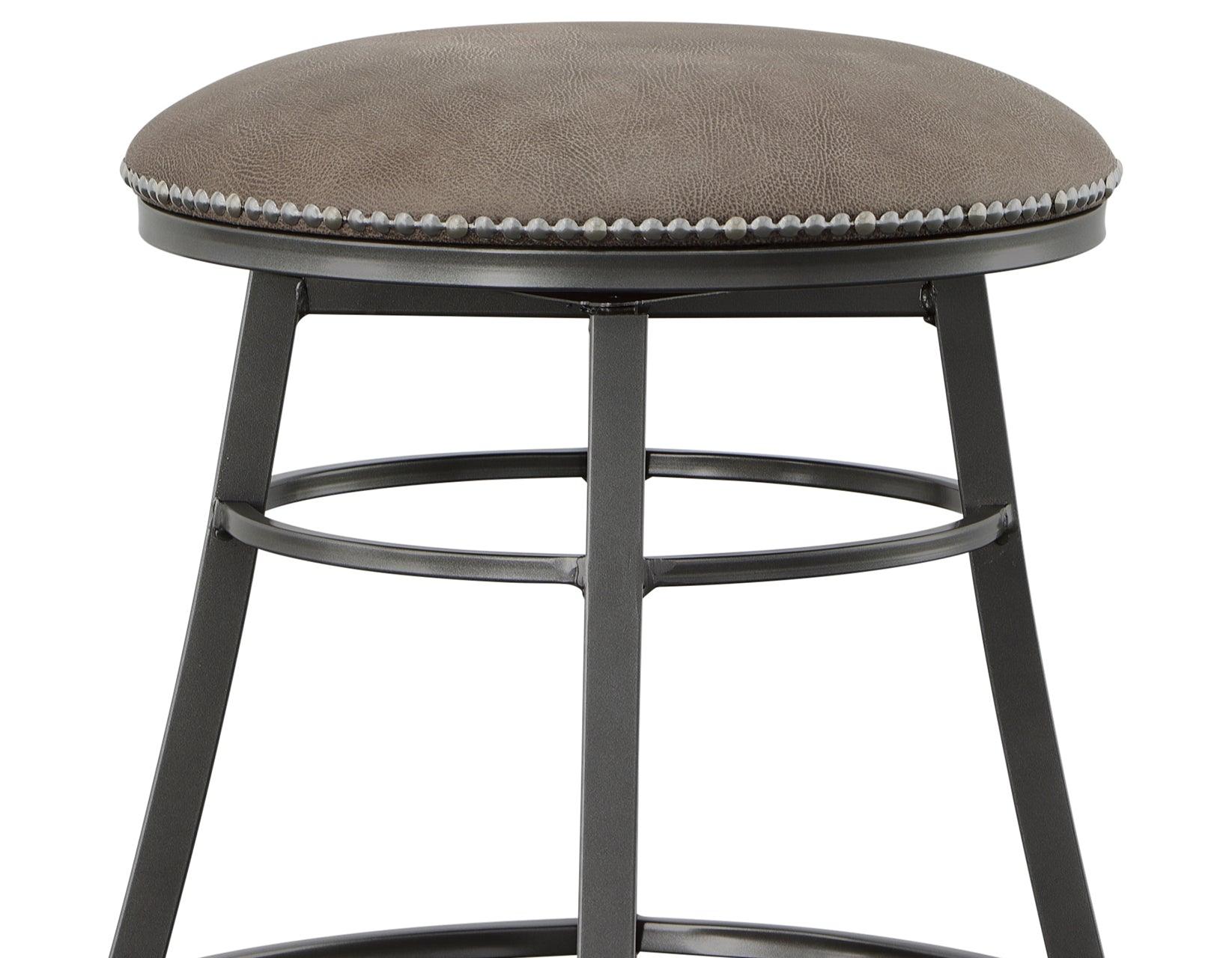 Bali 24″ Backless Counter Stool, Swivel - Image 3