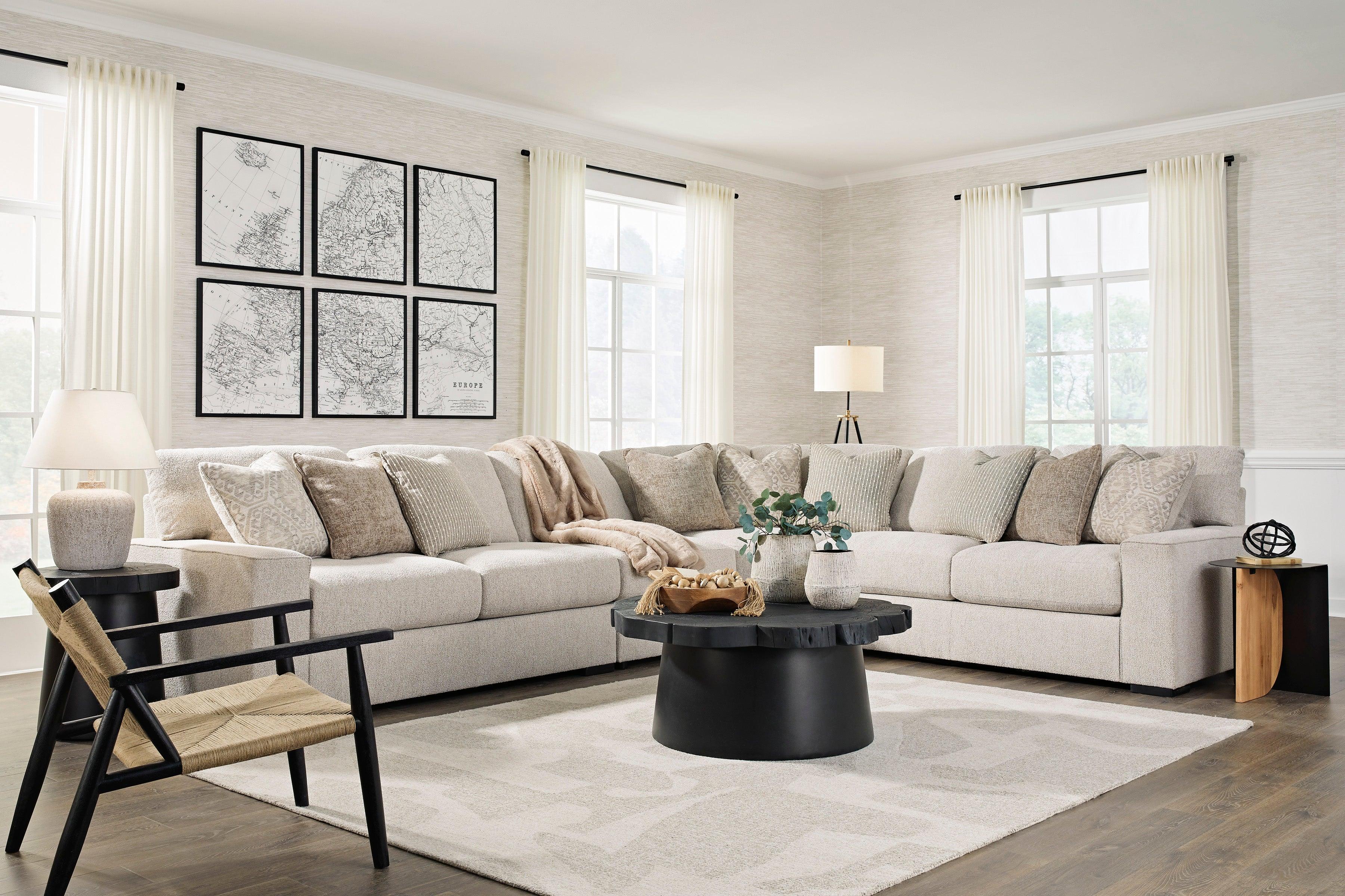 Ballyton Sand 4-Piece Sectional - Image 9