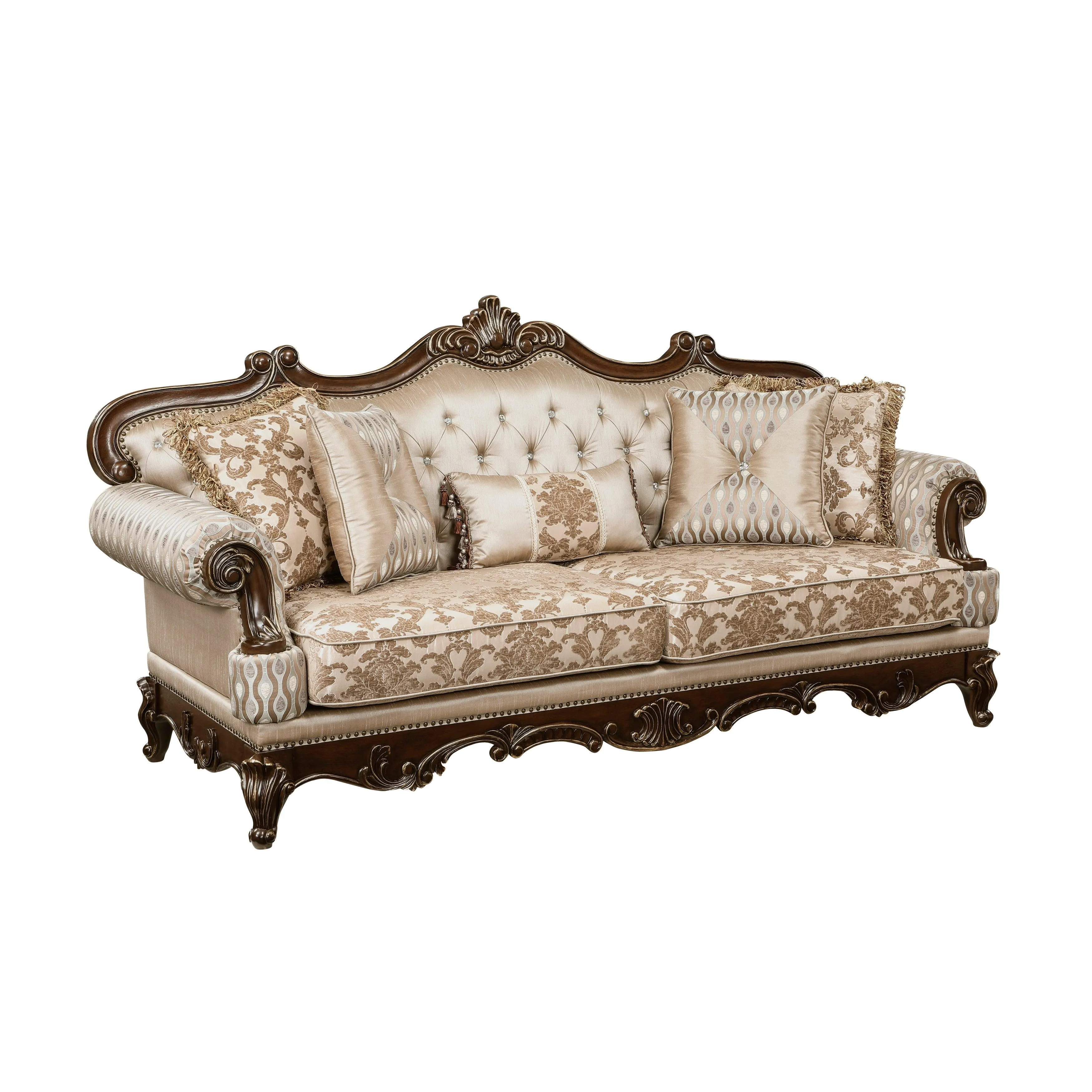Balthasar Brown Sofa - Image 2