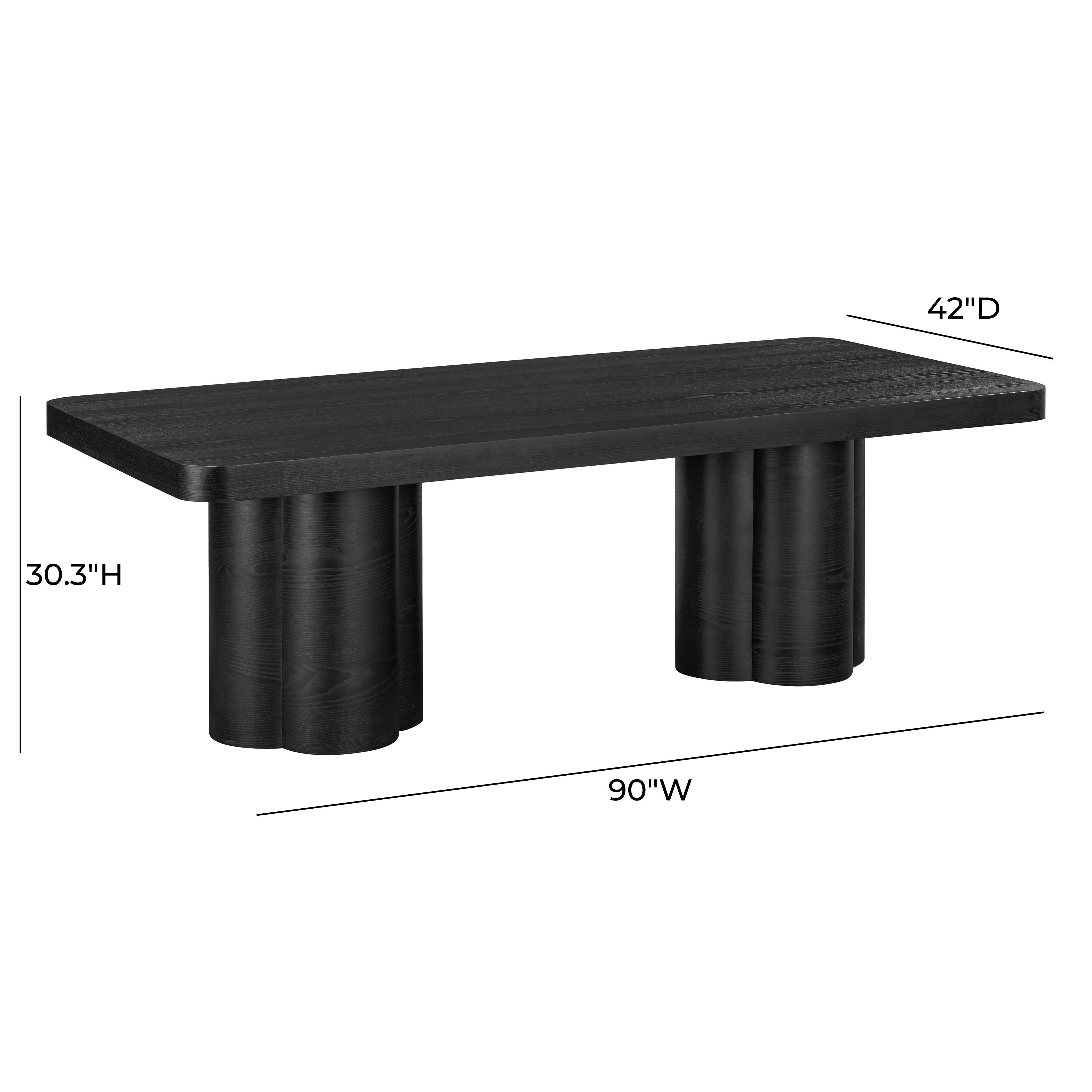 Bambi Ash 90" Rectangular Dining Table - Image 13