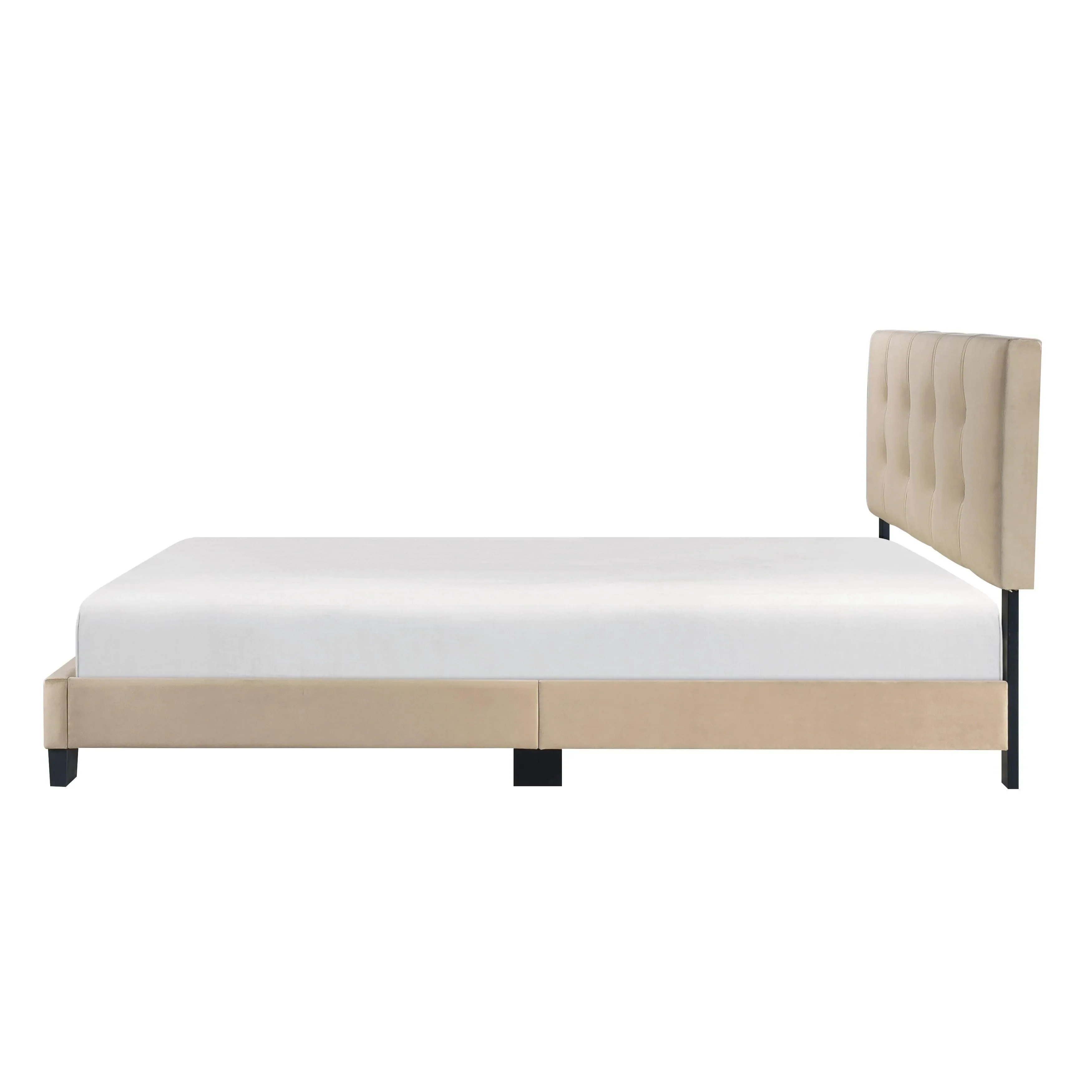 Bari Brown Queen Platform Bed - Image 6
