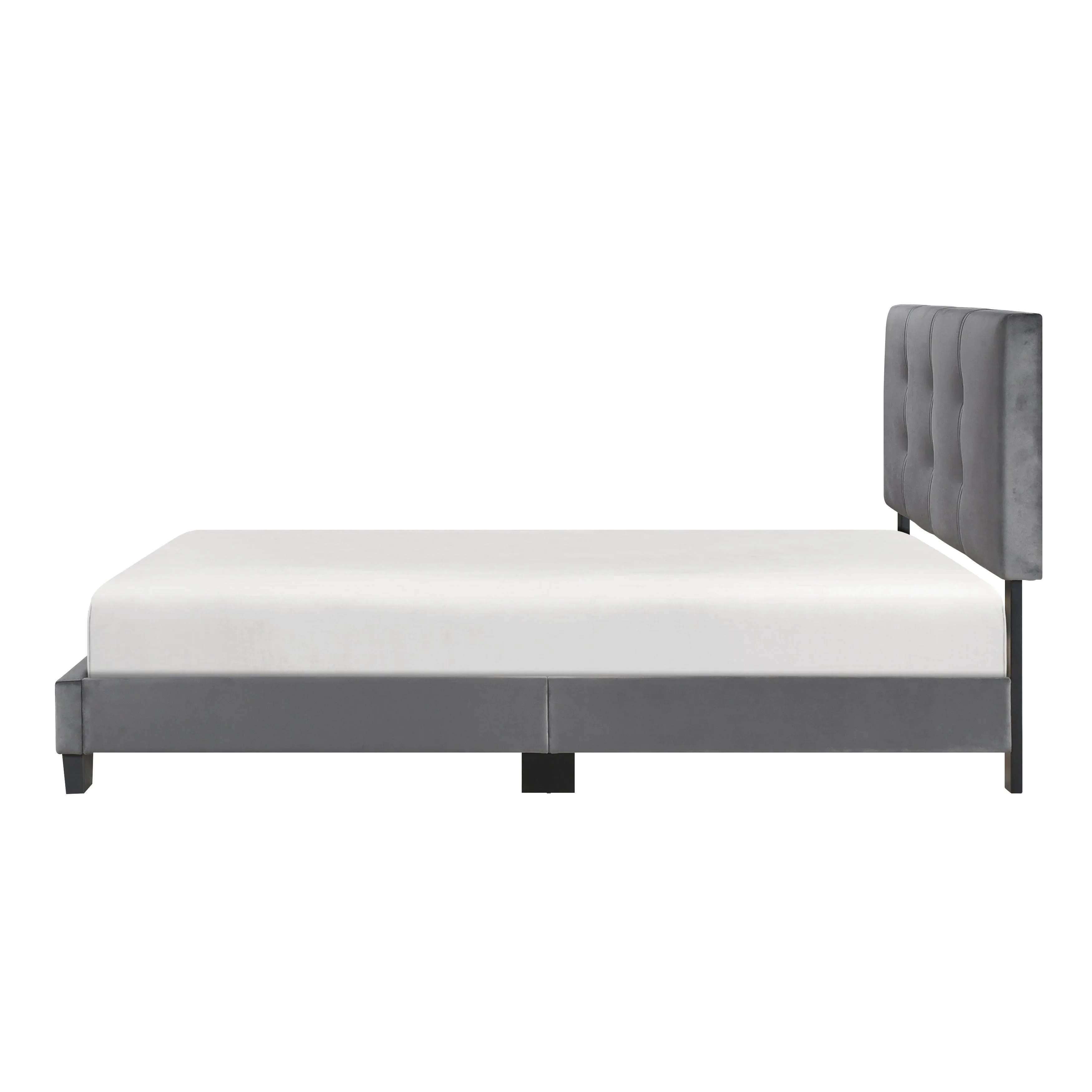 Bari Dark Gray Full Platform Bed - Image 6