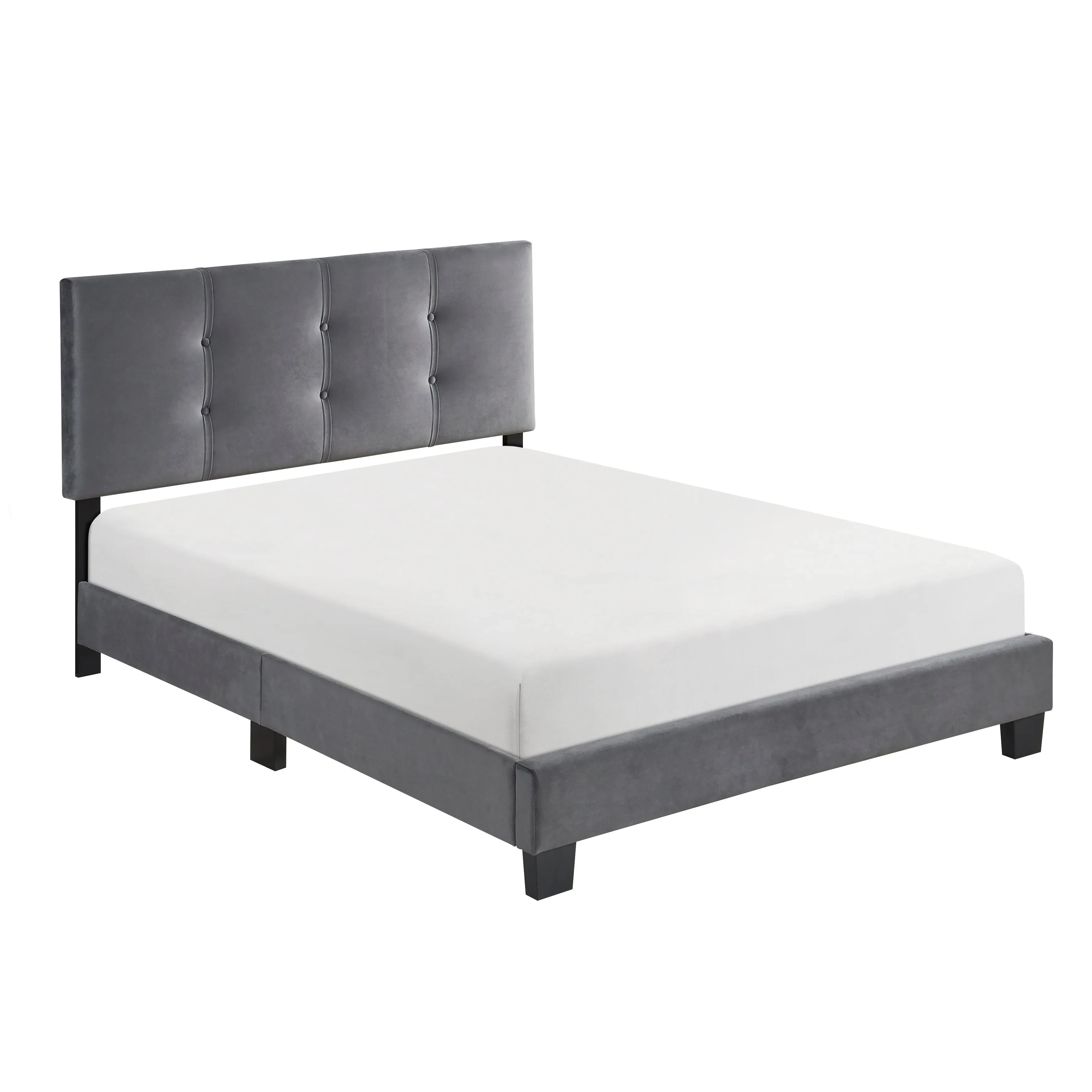 Bari Dark Gray Full Platform Bed - Image 8