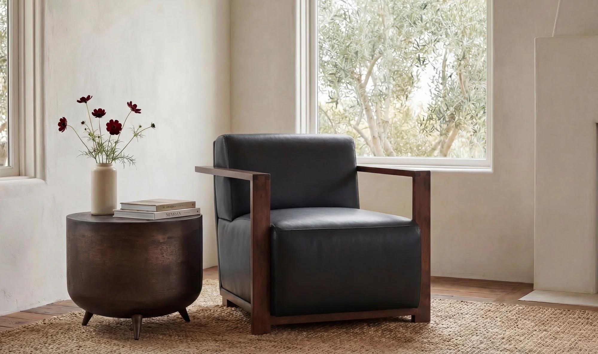 Barnes Accent Chair Black - Image 5