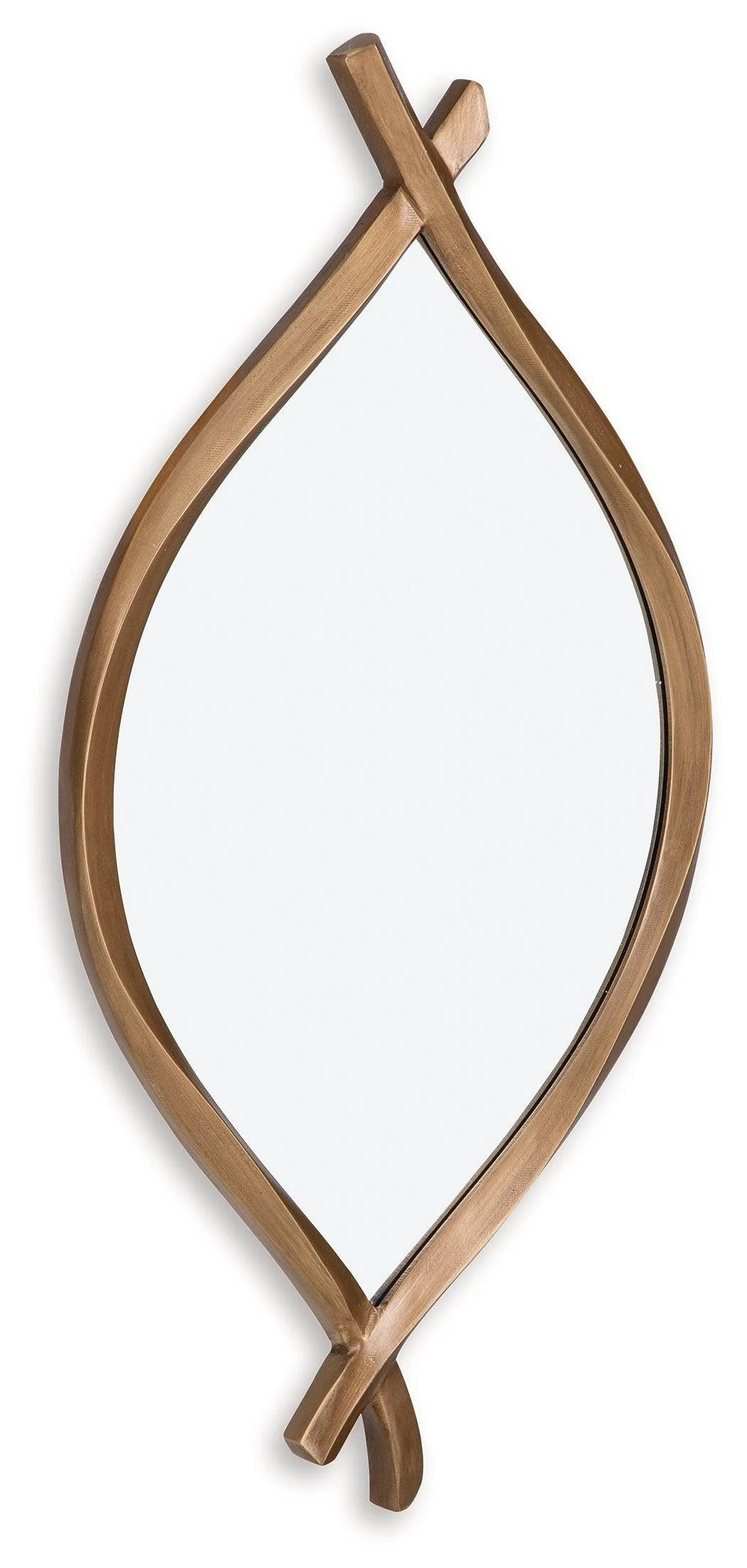 Bartner Antique Gold Finish Accent Mirror - Image 6