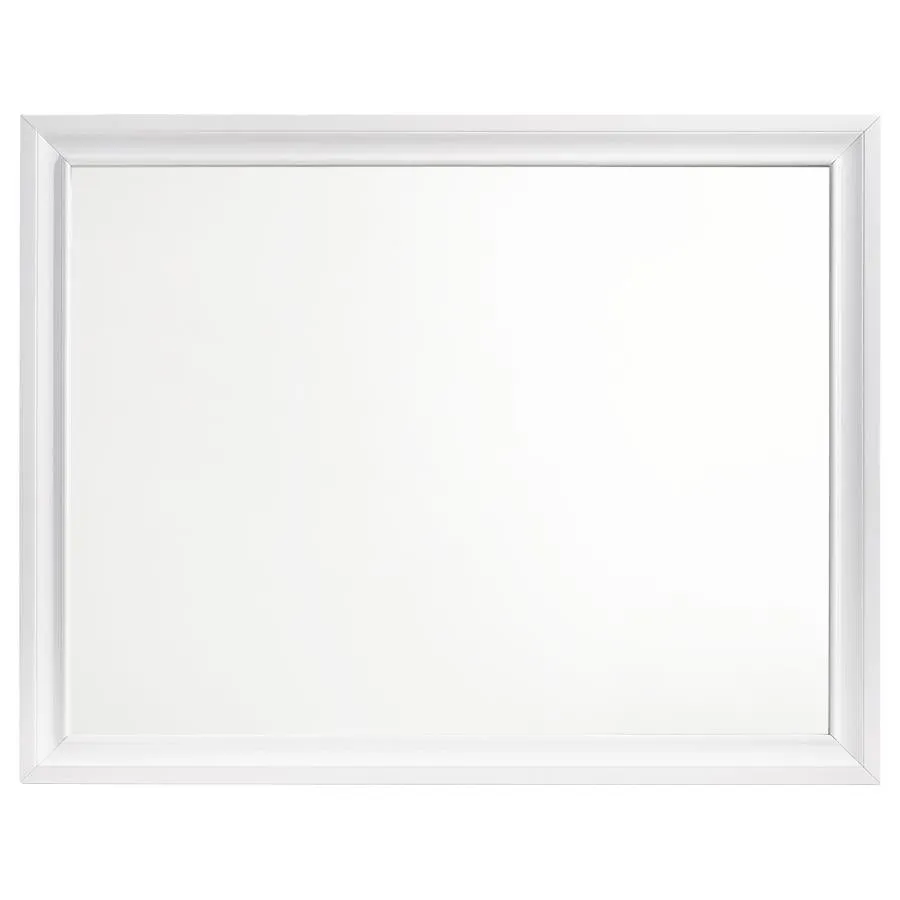 Barzini White 4-Piece Queen Panel Bedroom Set - Image 11