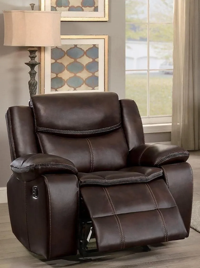 Bastrop Brown Reclining Living Room Set - Image 2
