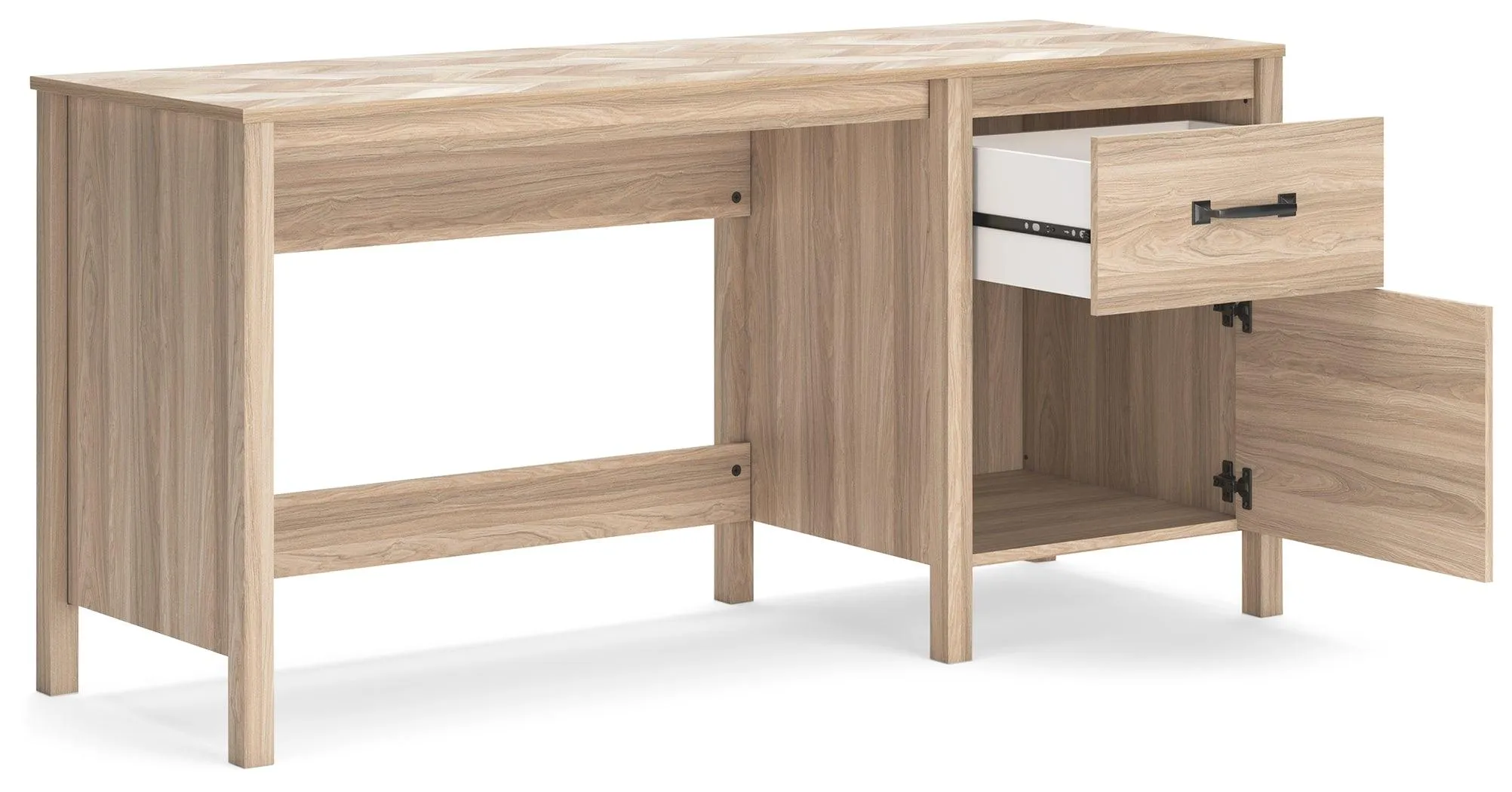 Battelle Tan 60" Home Office Desk - Image 4
