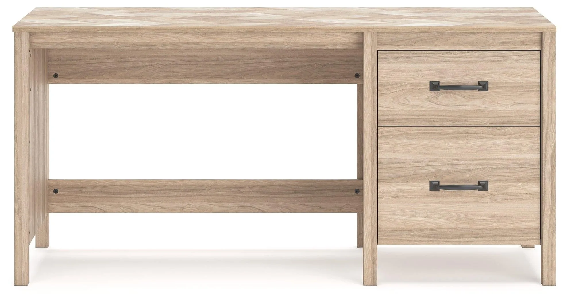 Battelle Tan 60" Home Office Desk - Image 5